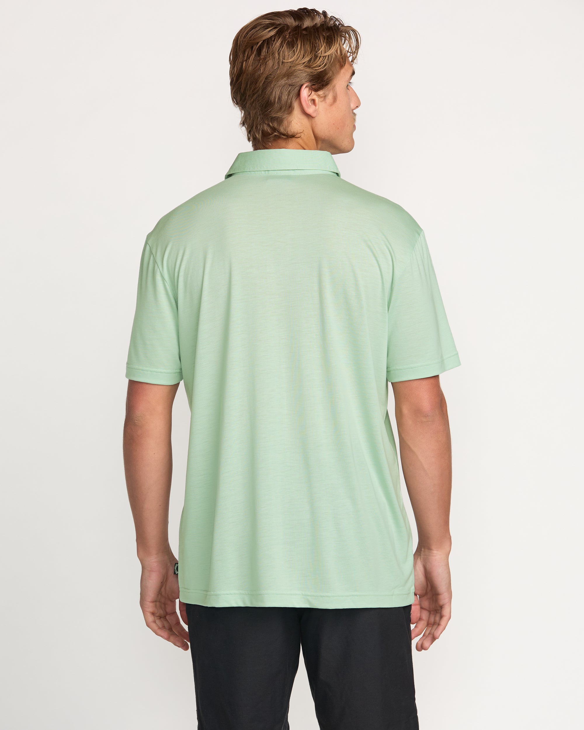 Eclipse Short Sleeve Polo Shirt - Seafoam - Image 5