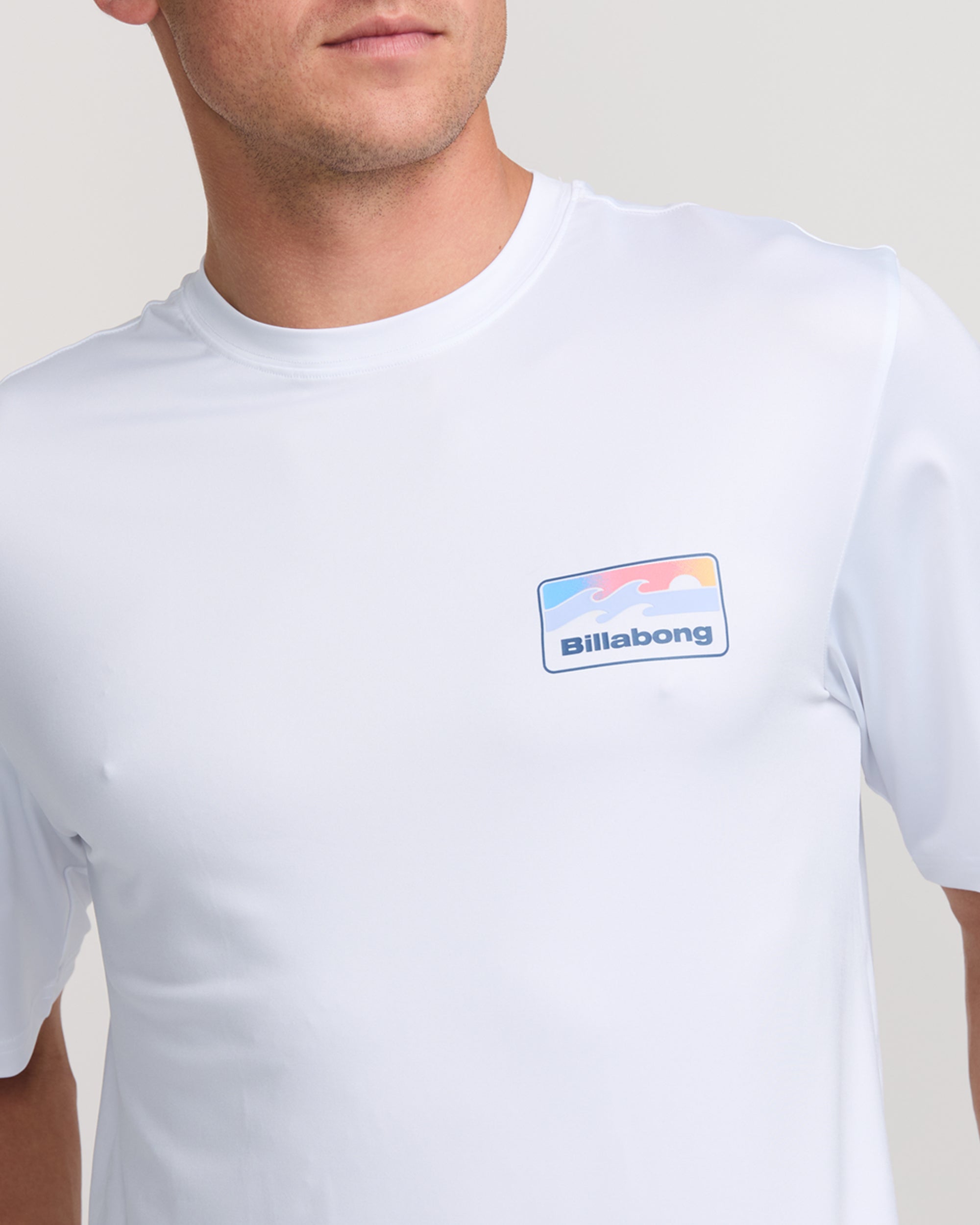 Runner Loose Fit Short Sleeve Surf Tee - White - Image 4