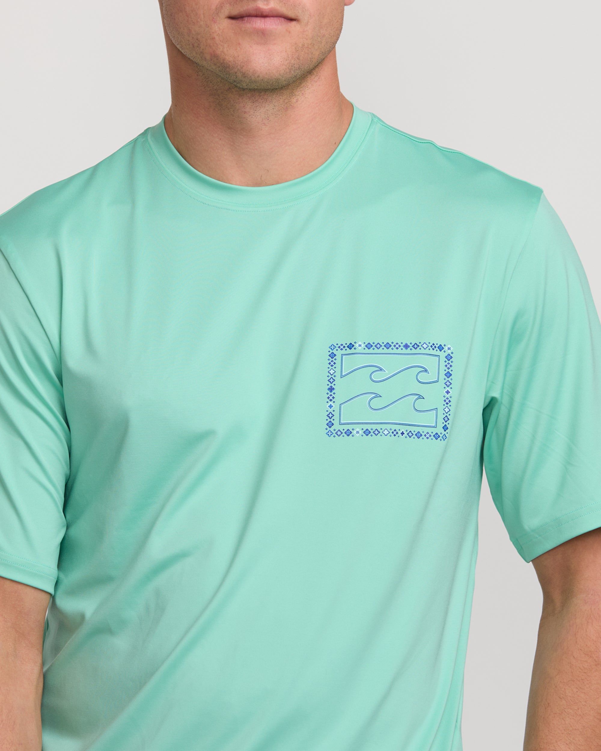 Crayon Wave Loose Fit Short Sleeve Surf Tee - Bermuda - Image 7