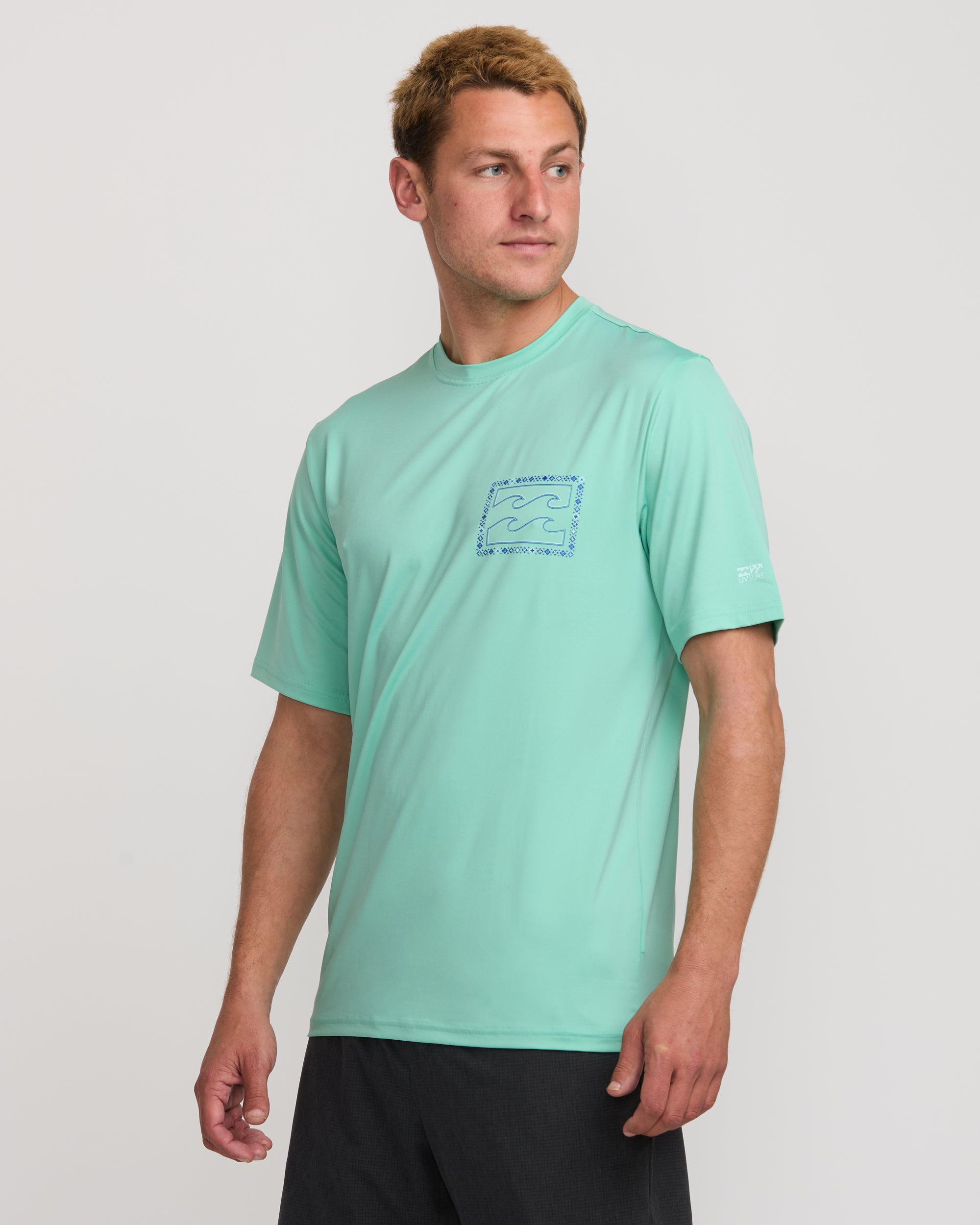 Crayon Wave Loose Fit Short Sleeve Surf Tee - Bermuda - Image 6
