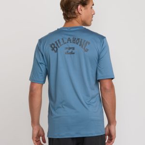 Arch Loose Fit Short Sleeve Surf Tee - Bay Blue