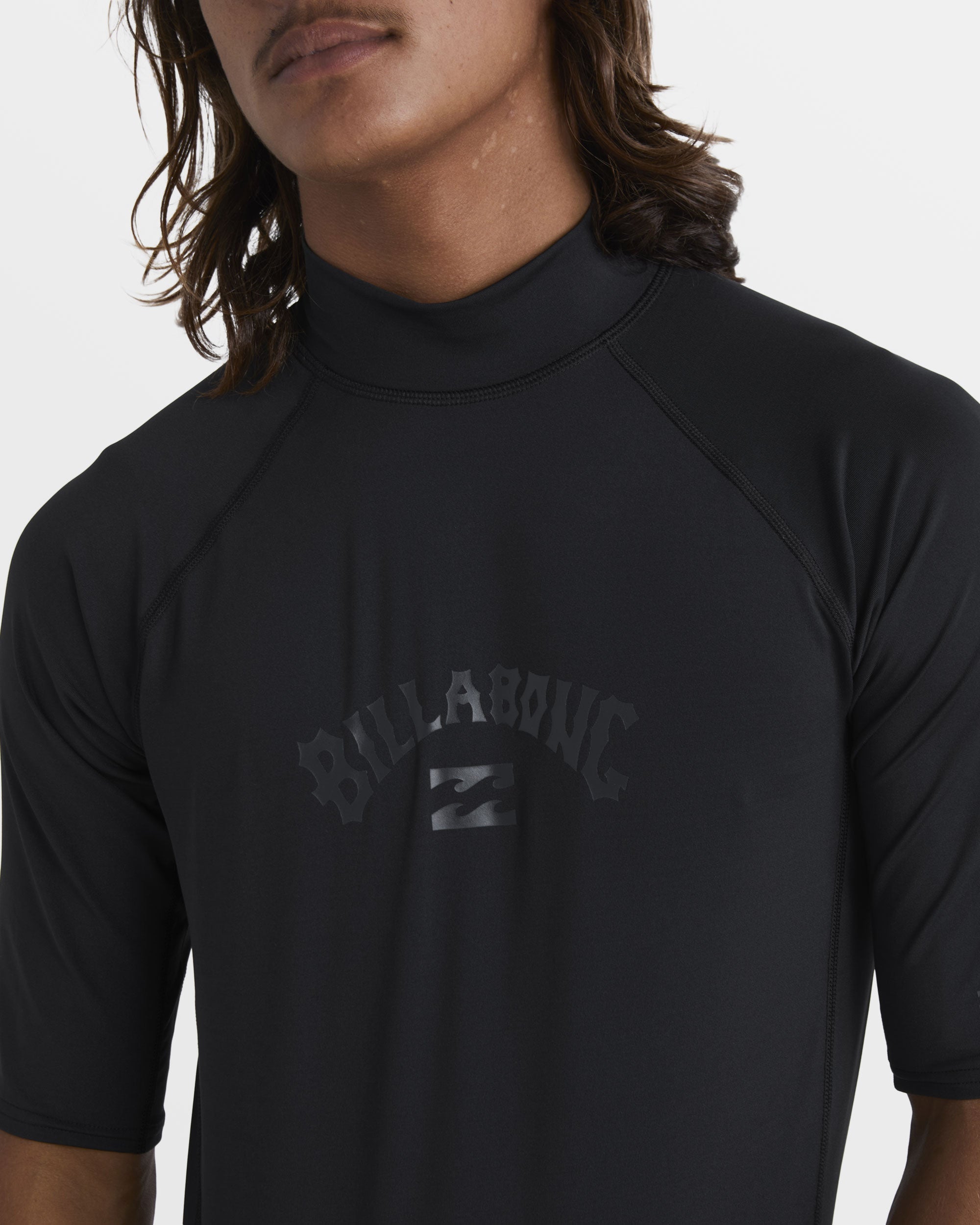 Arch Performance Fit Short Sleeve Rashguard - Black - Image 4