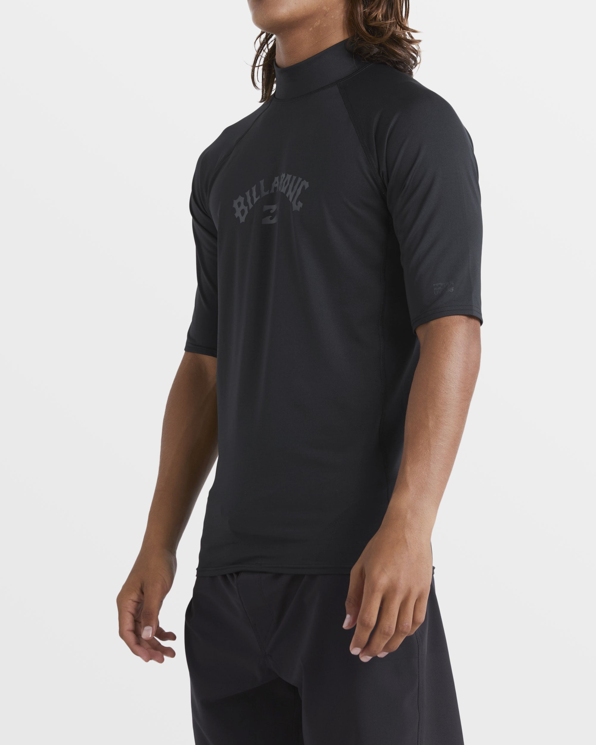 Arch Performance Fit Short Sleeve Rashguard - Black - Image 3