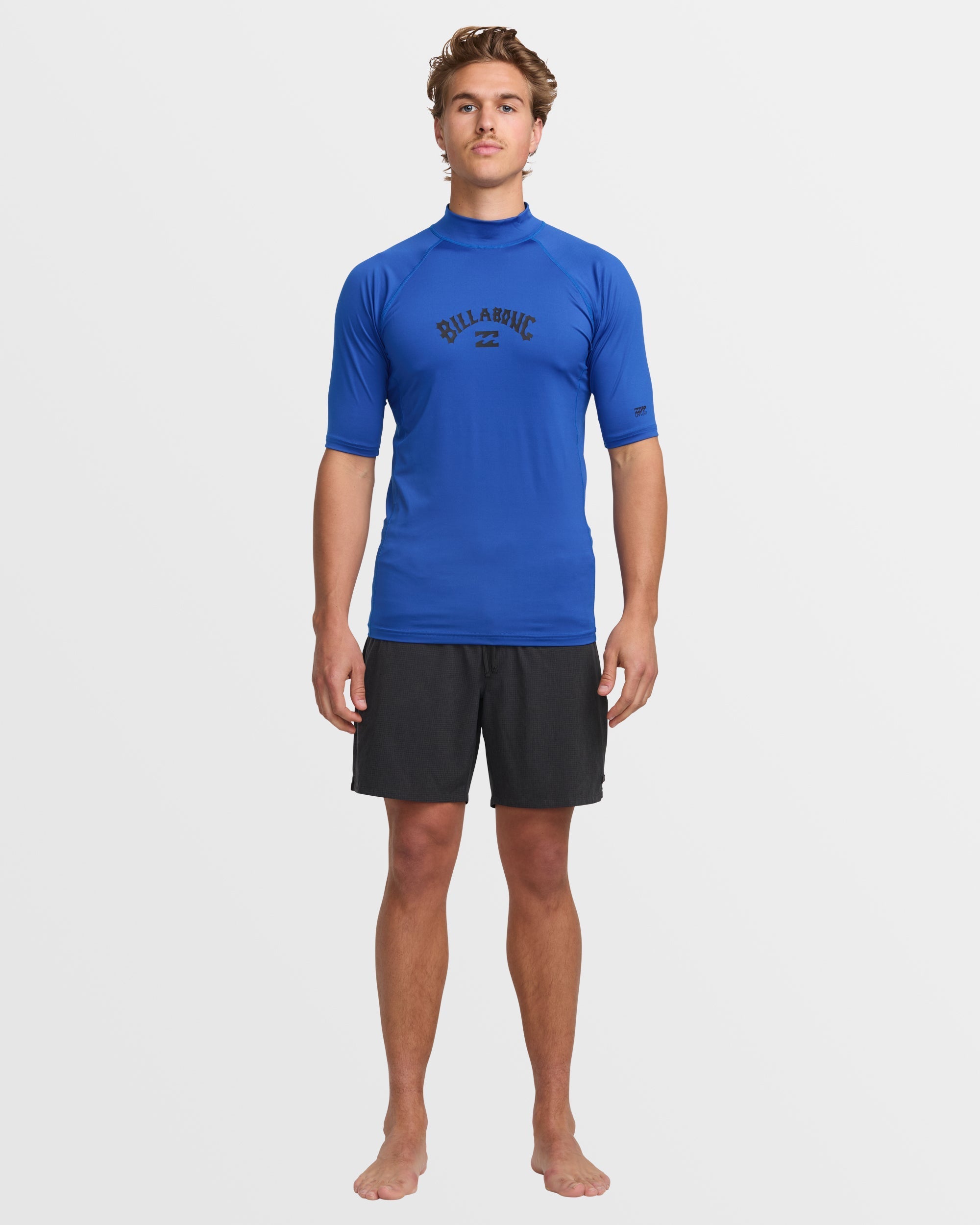 Arch Performance Fit Short Sleeve Rashguard - Cobalt - Image 5