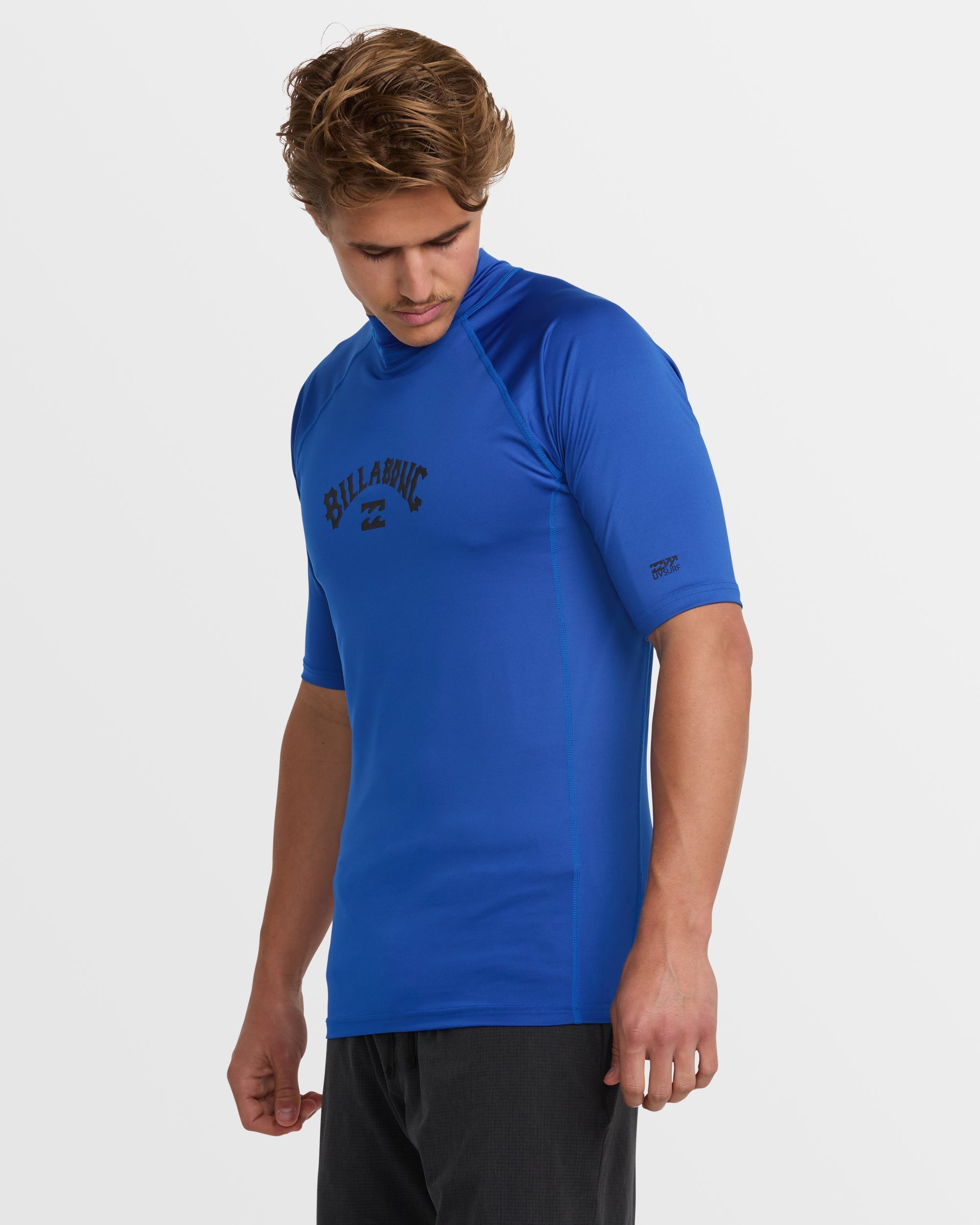 Arch Performance Fit Short Sleeve Rashguard - Cobalt - Image 3