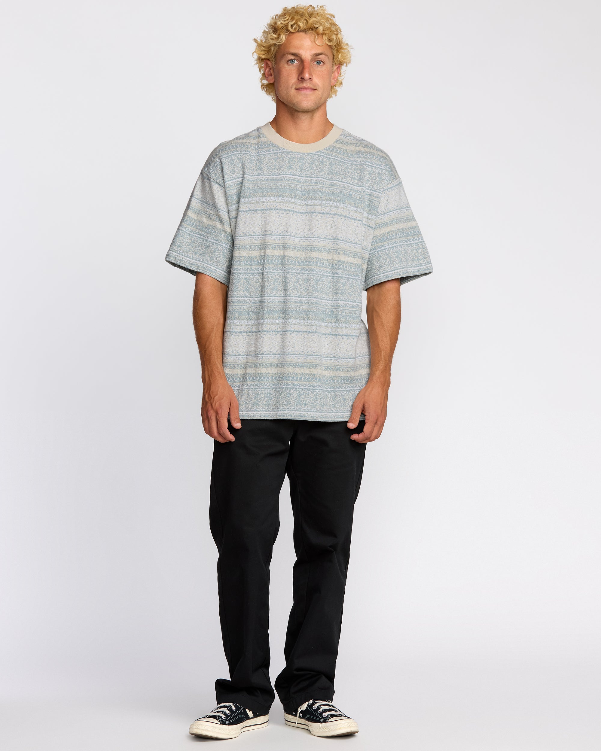 Sunshines Garage Short Sleeve T-Shirt - Stone Blue - Image 4