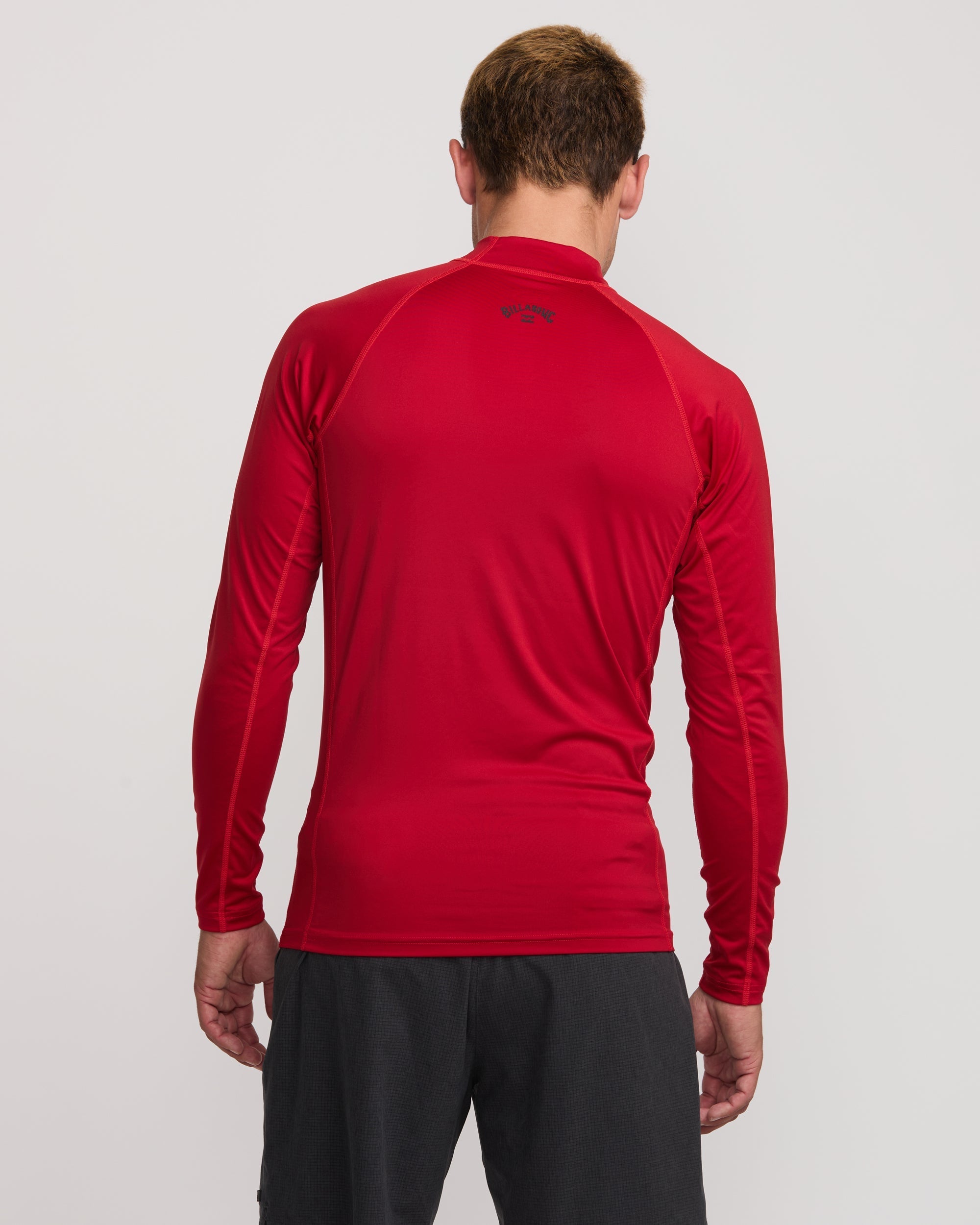 Arch Performance Fit Long Sleeve Rashguard - Scarlet - Image 2