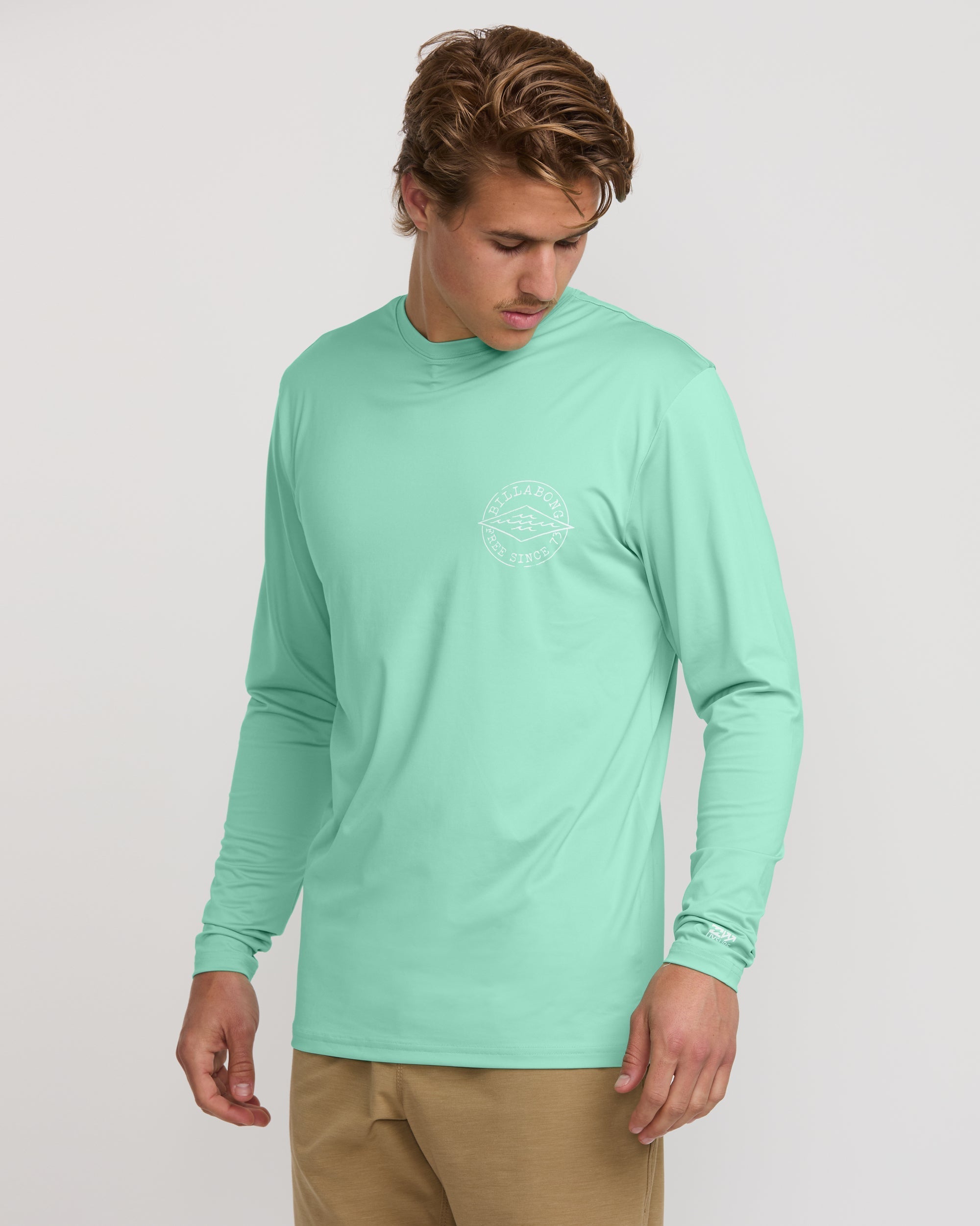Big Dave Loose Fit Long Sleeve Surf Tee - Bermuda - Image 3