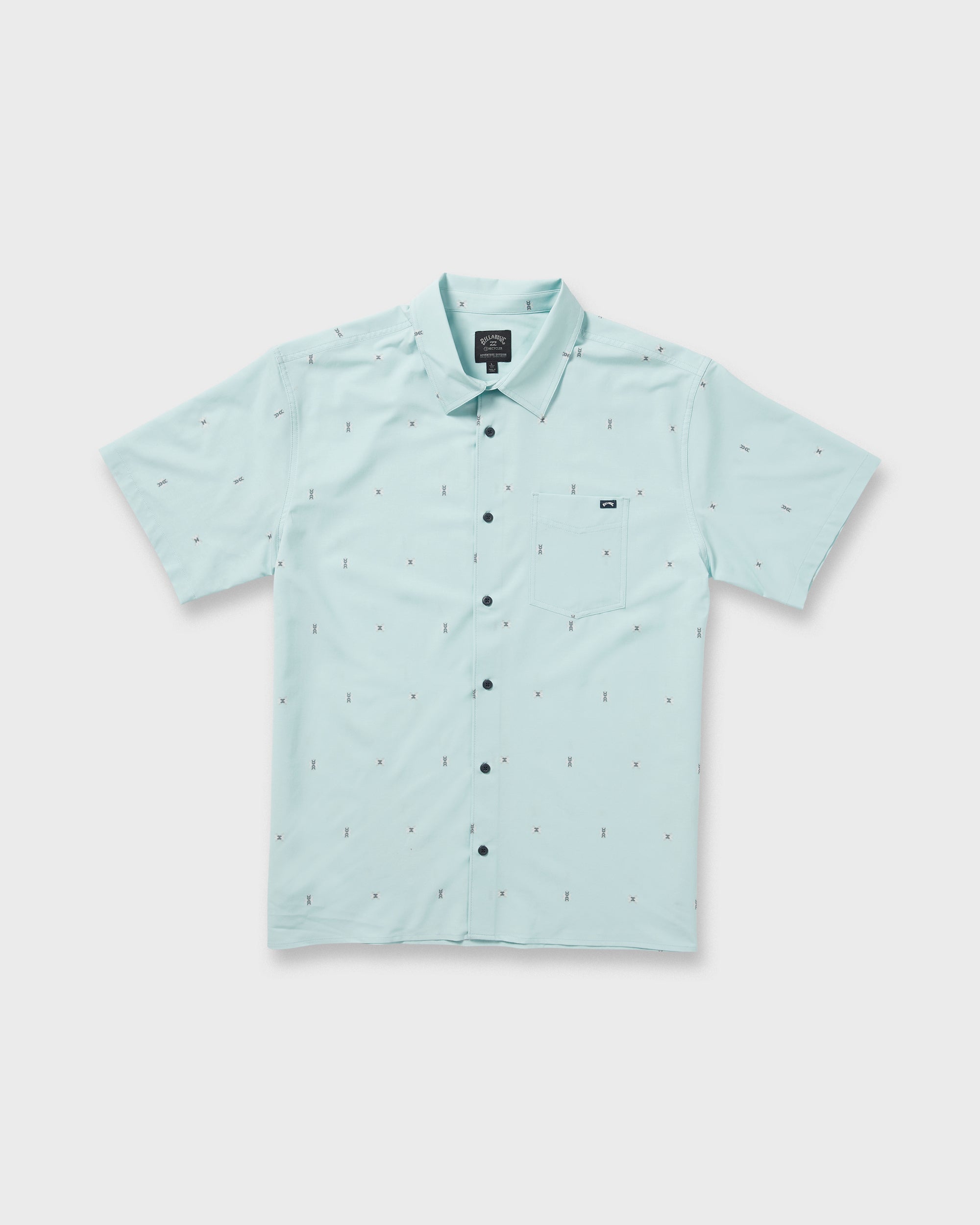 Surftrek Transit Short Sleeve Shirt - Dusty Blue - Image 5