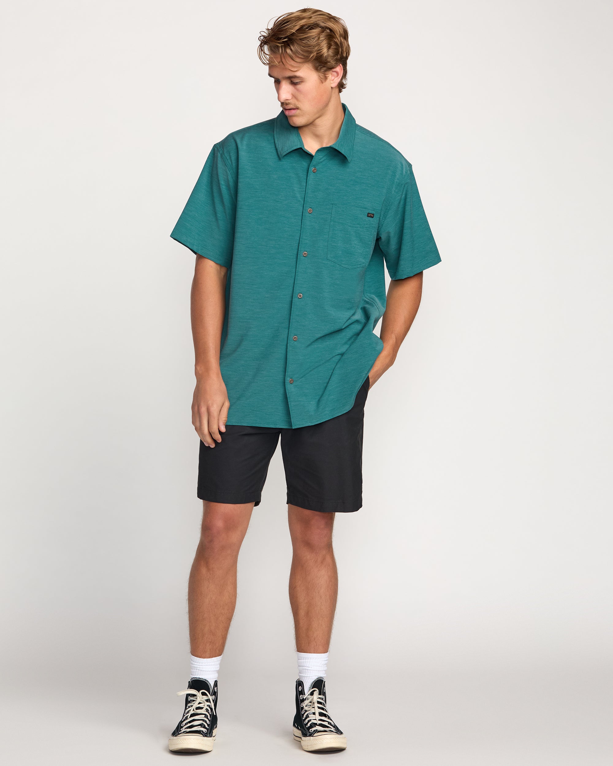 Surftrek Transit Short Sleeve Shirt - Marine - Image 3