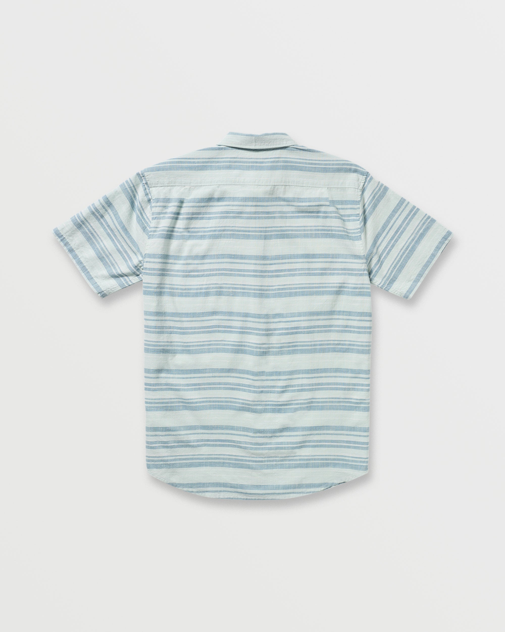 All Day Stripe Short Sleeve Shirt - Ash Blue - Image 4