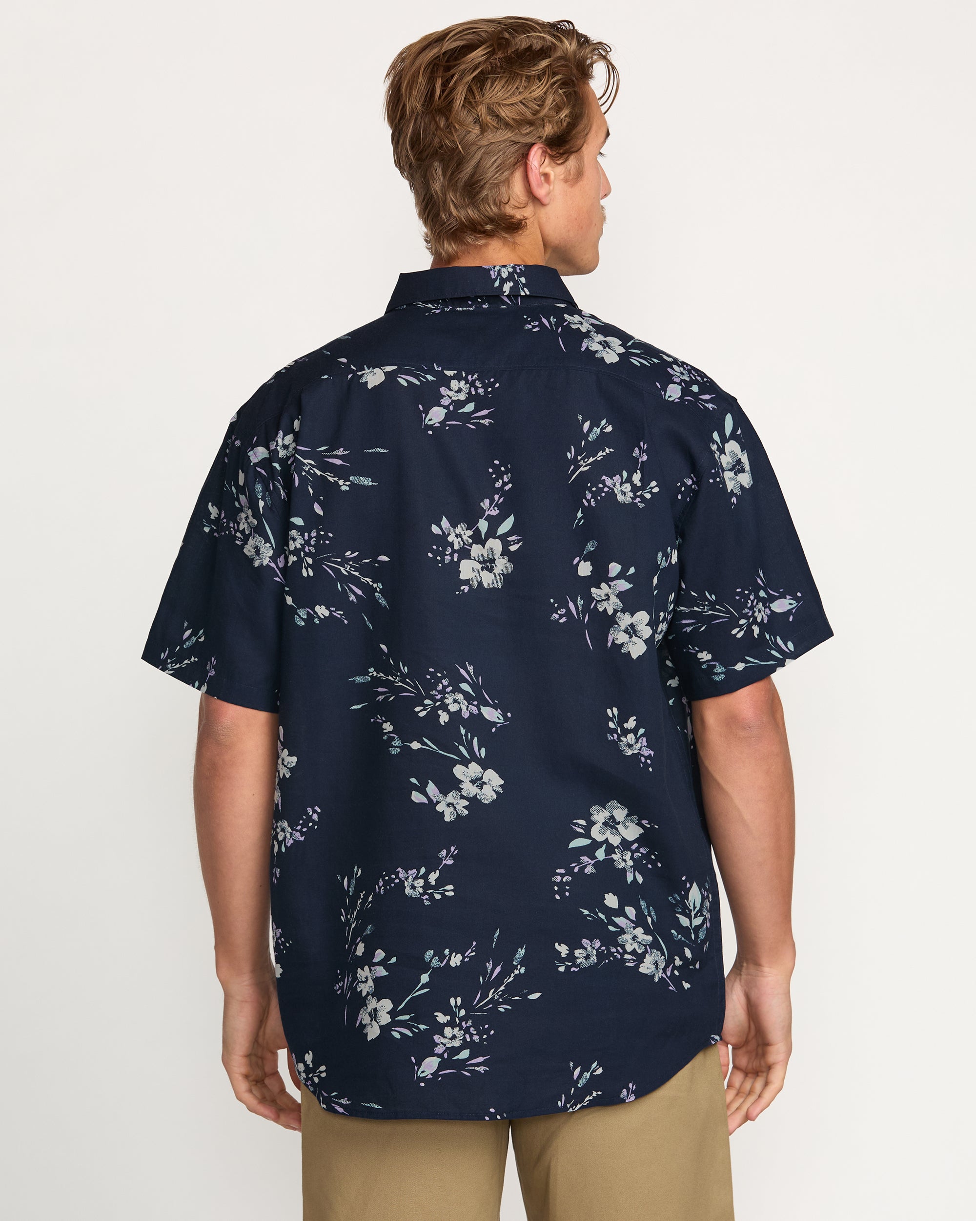 Sundays Short Sleeve Shirt - Dark Navy - Image 5
