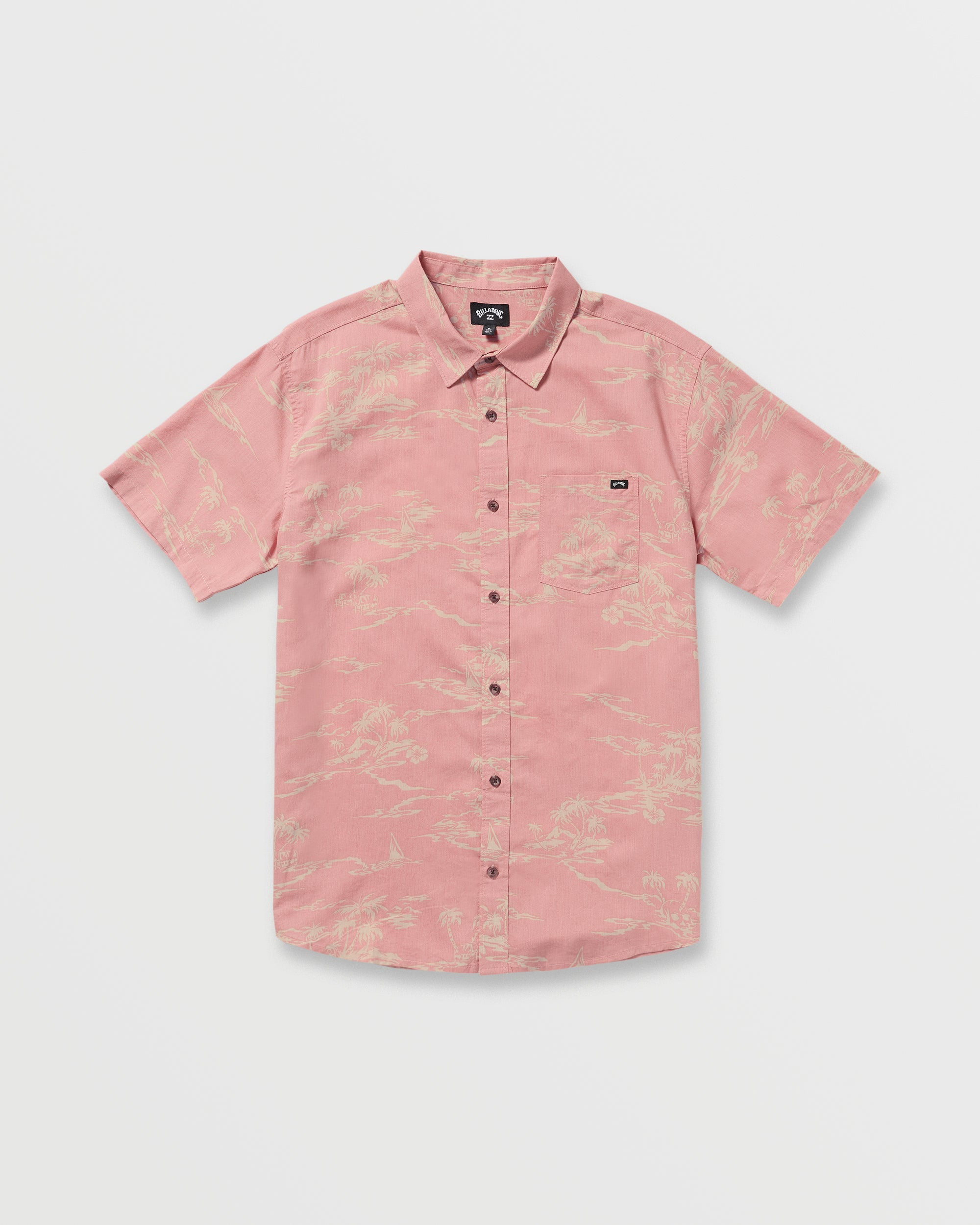 Sundays Short Sleeve Shirt - Dust Red - Image 3
