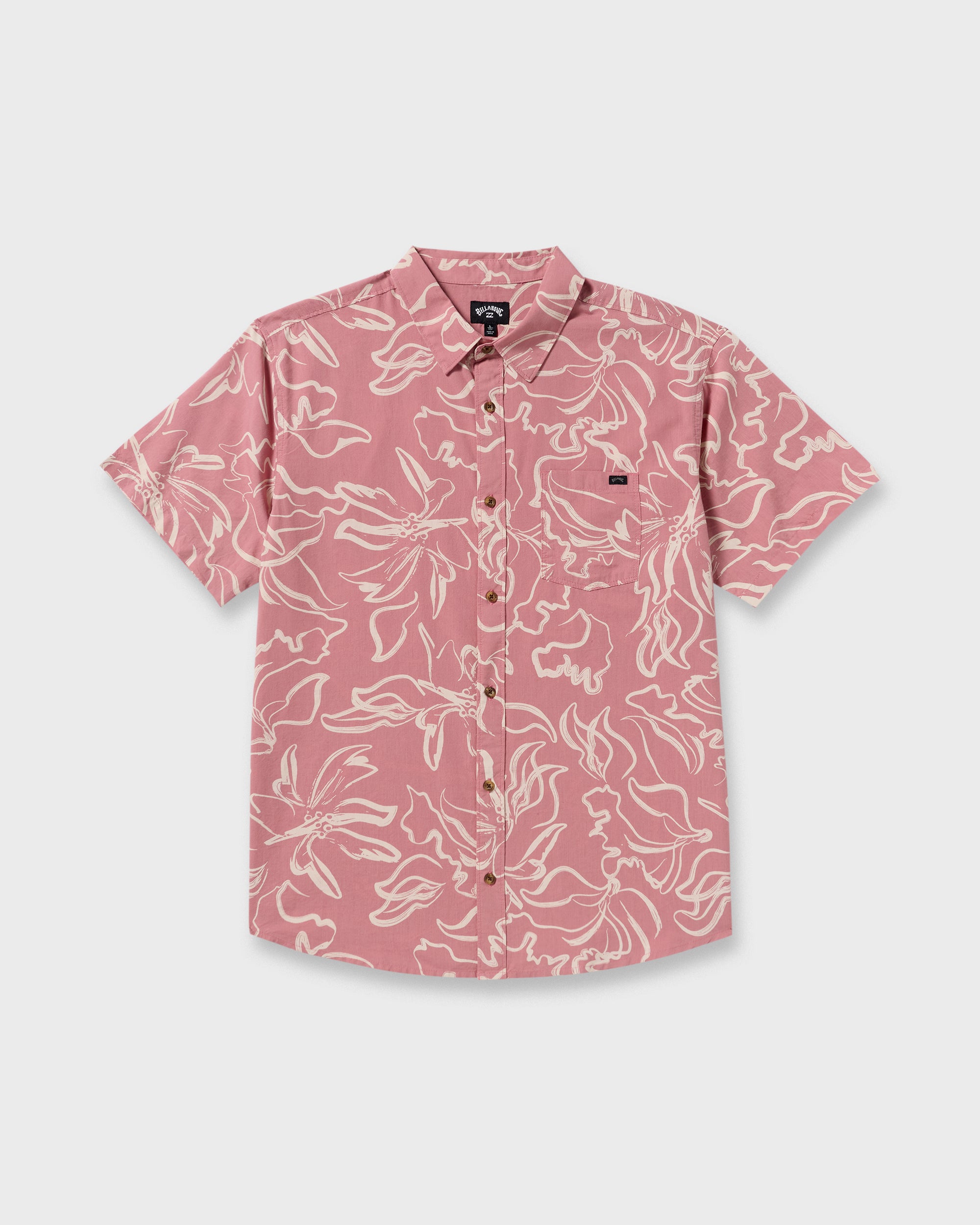 Sundays Short Sleeve Shirt - Faded Rose - Image 6