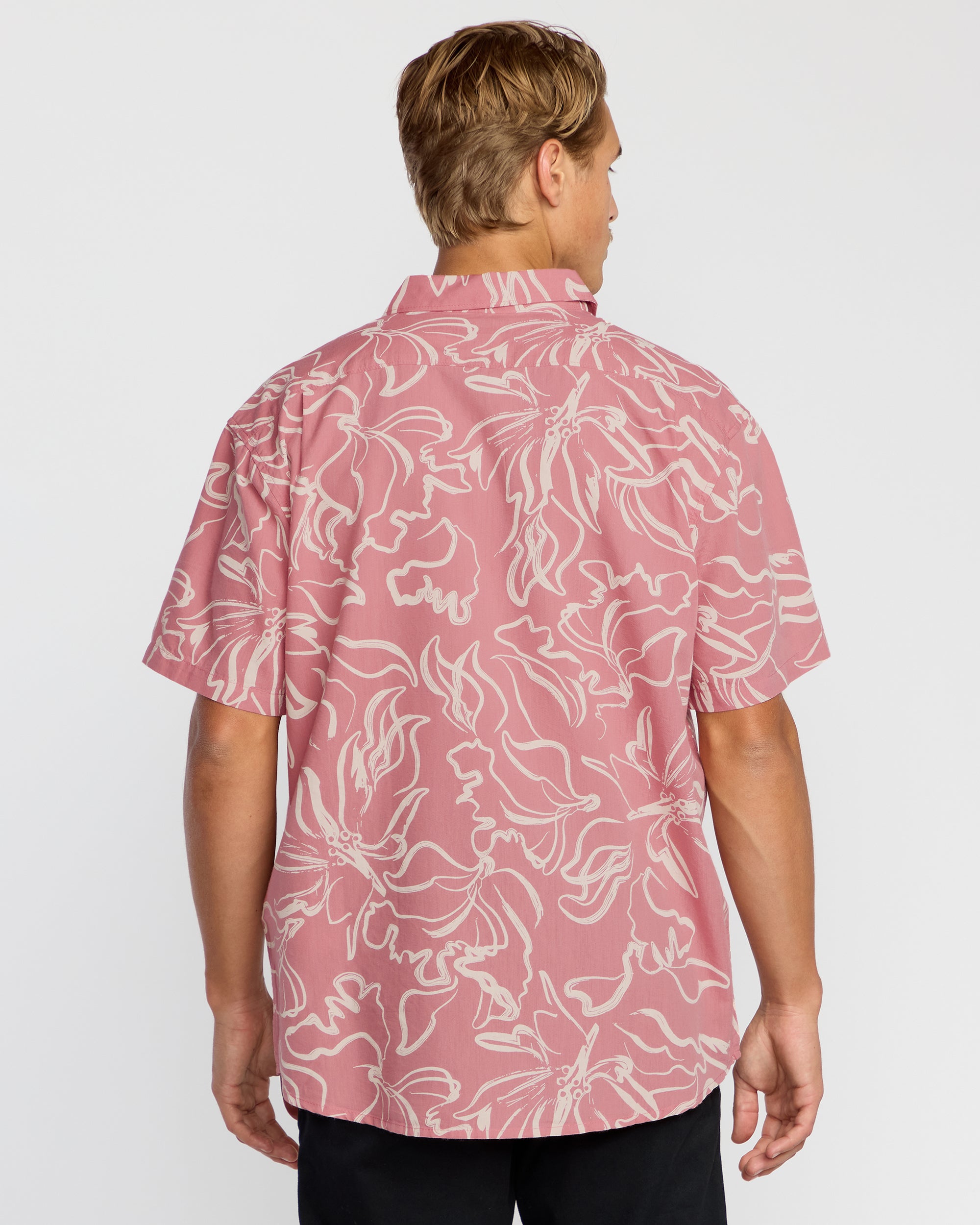 Sundays Short Sleeve Shirt - Faded Rose - Image 2