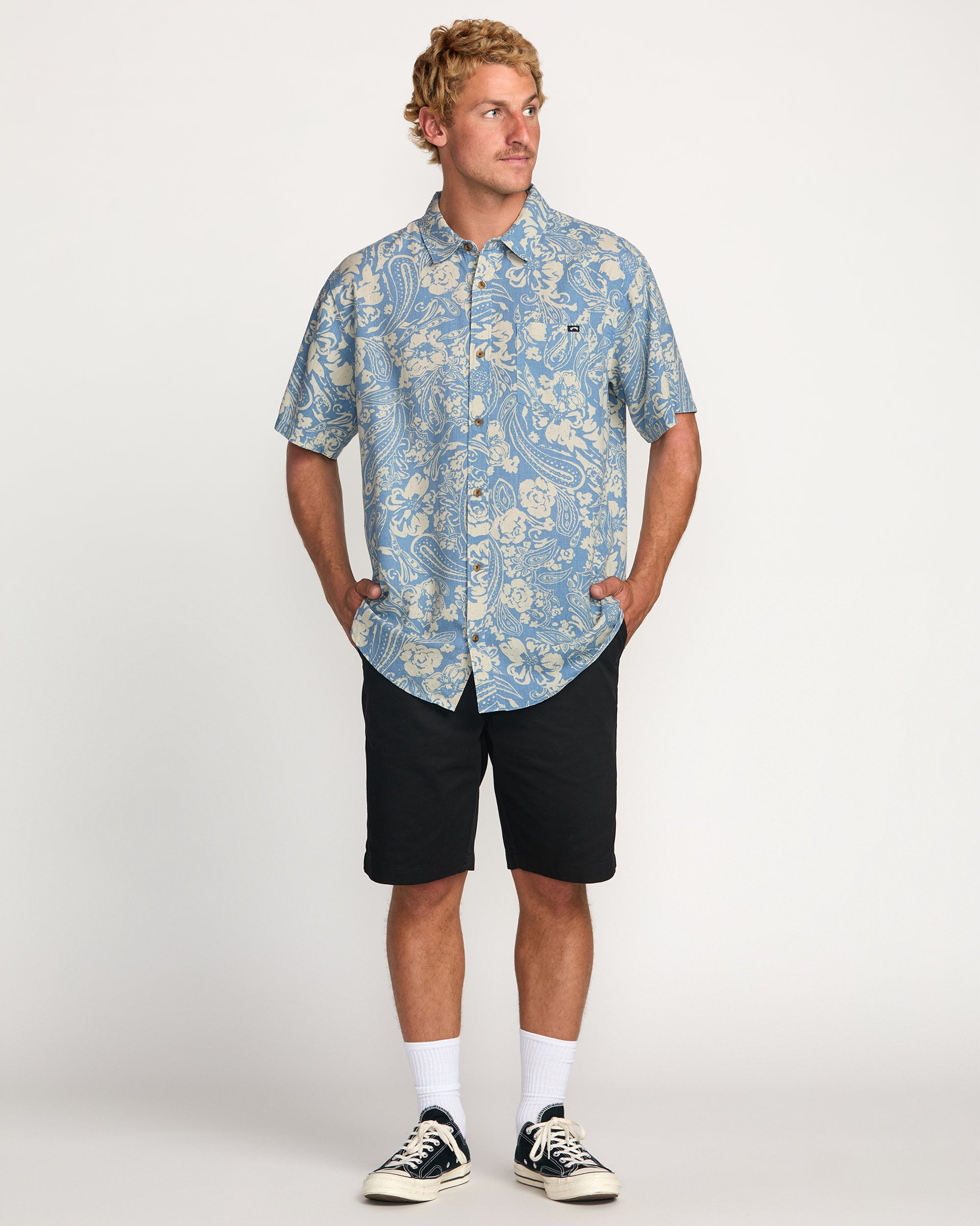 Cordoba Short Sleeve Shirt - Carolina Blue - Image 6