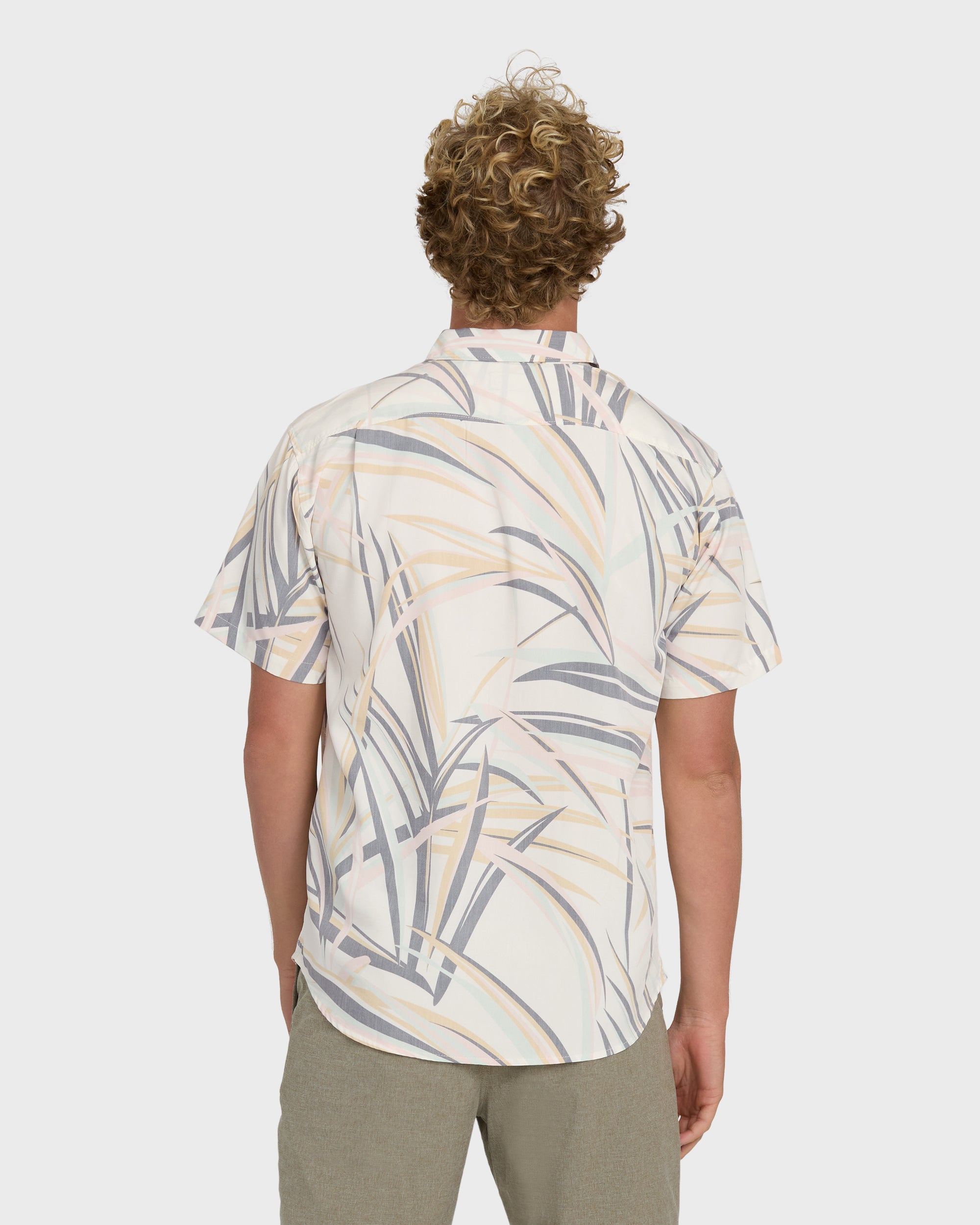 Sundays Lounge Short Sleeve Shirt - Fog - Image 2