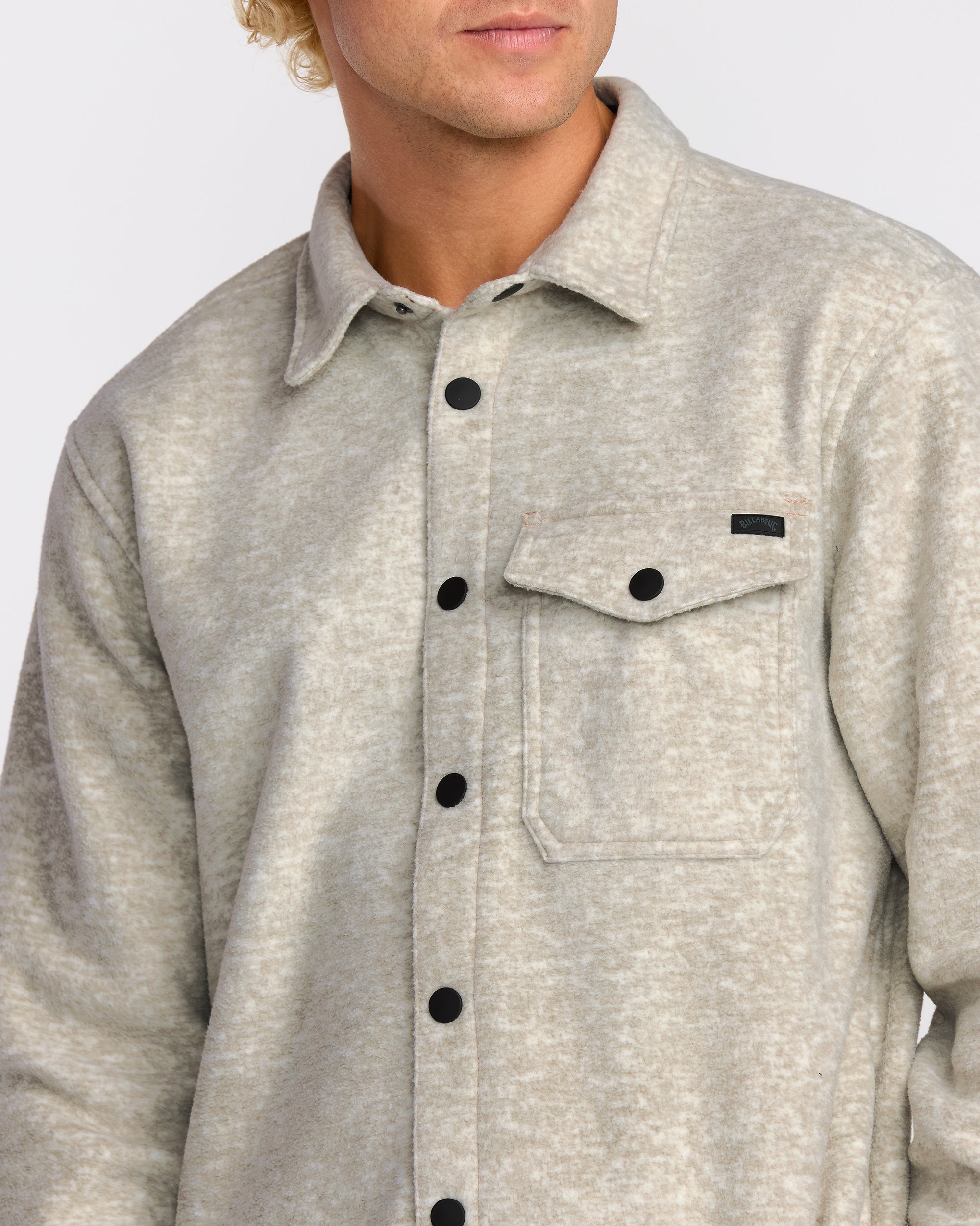 Furnace Long Sleeve Flannel Shirt - Gravel - Image 4