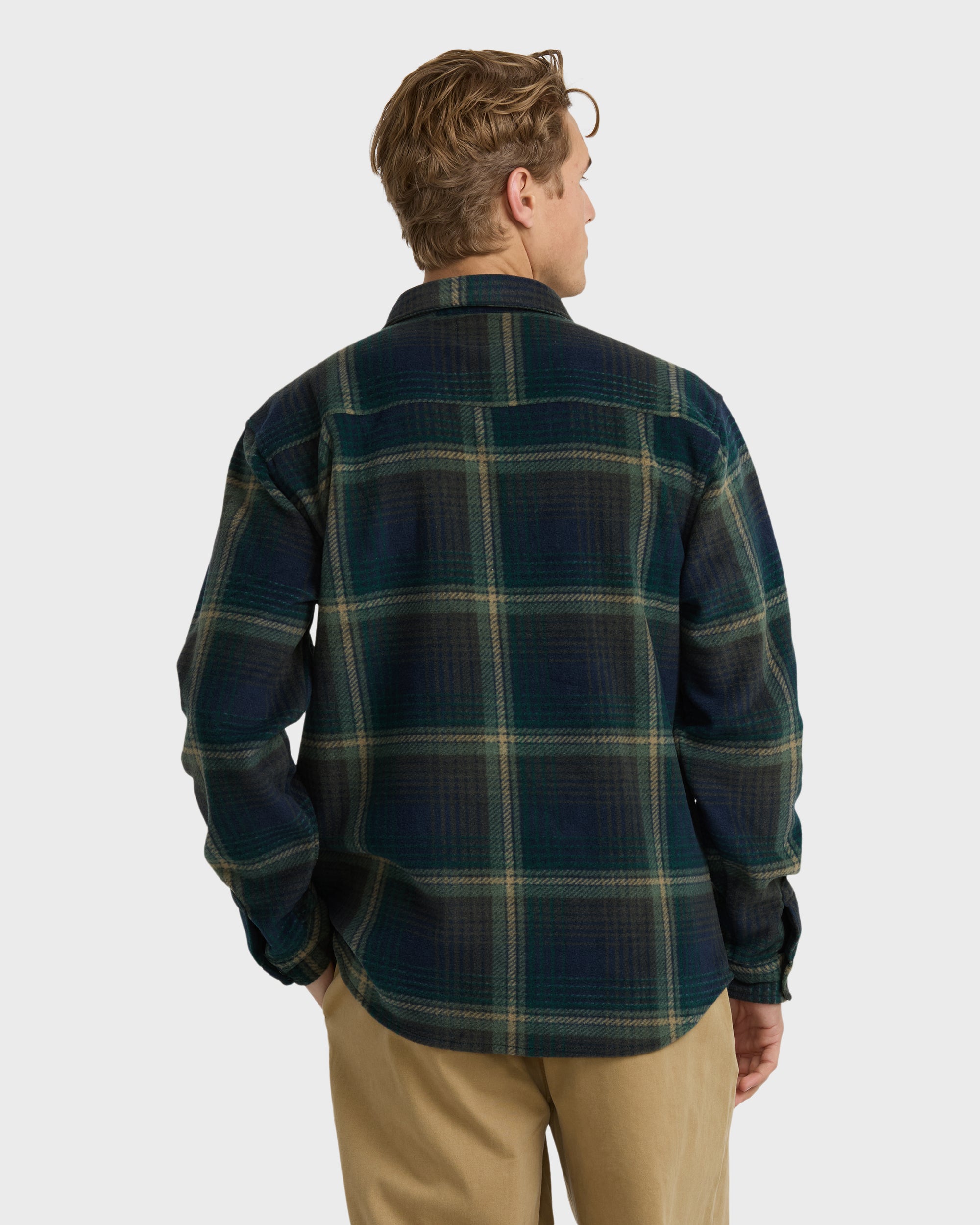 Furnace Long Sleeve Flannel Shirt - Midnight - Image 2