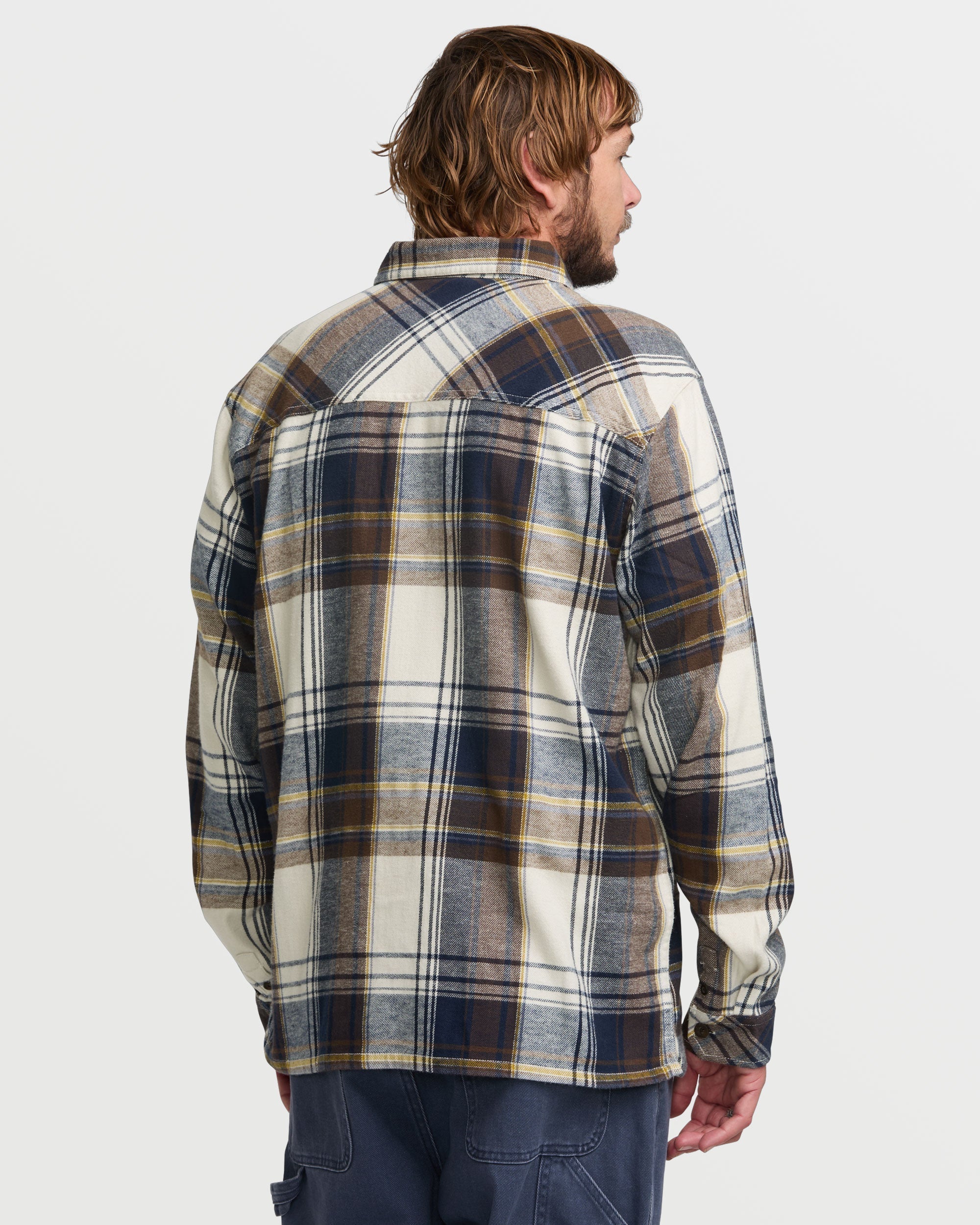 Bad Dog Flannel Shirt - Silver - Image 4