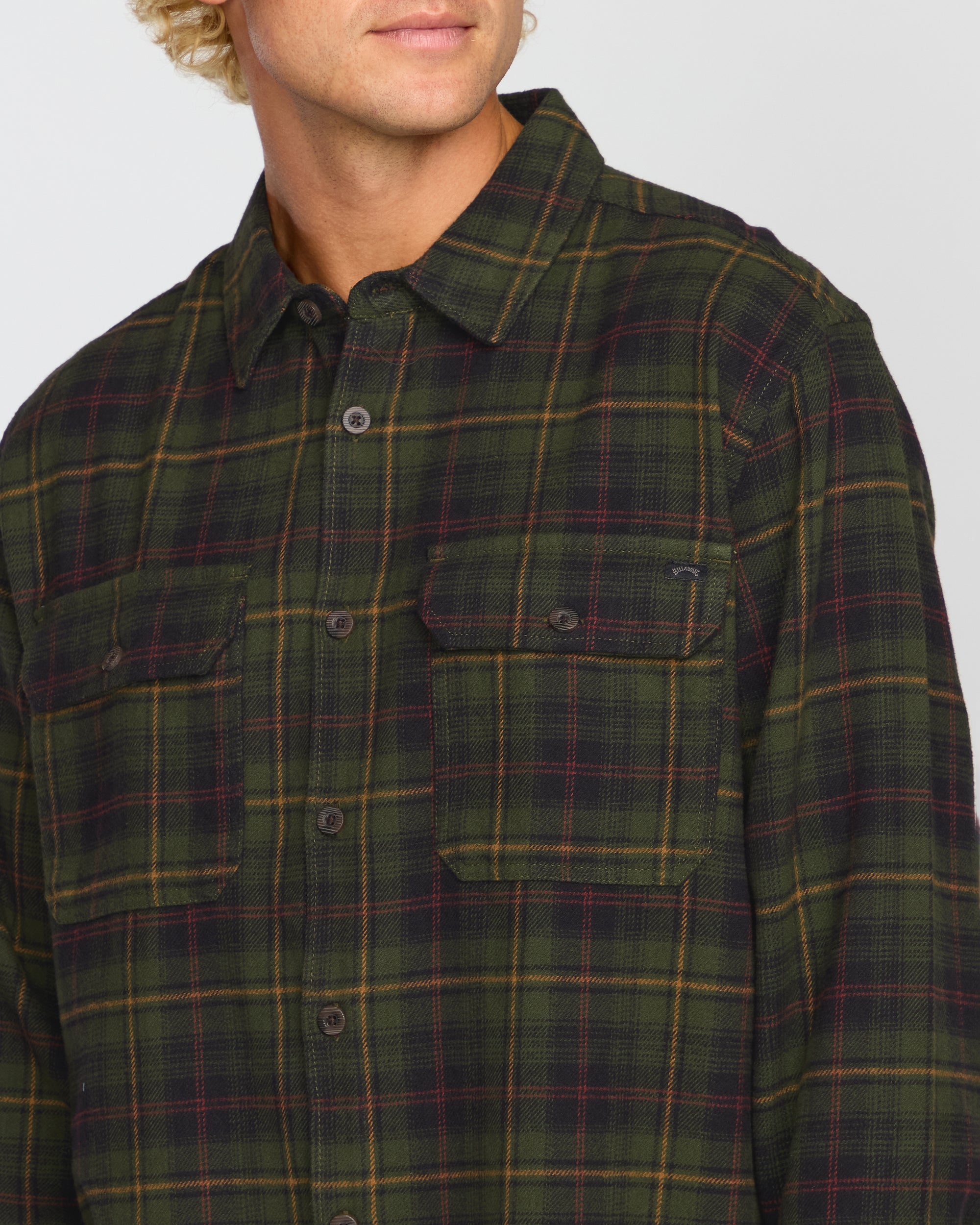 Offshore Flannel Shirt - Black - Image 2