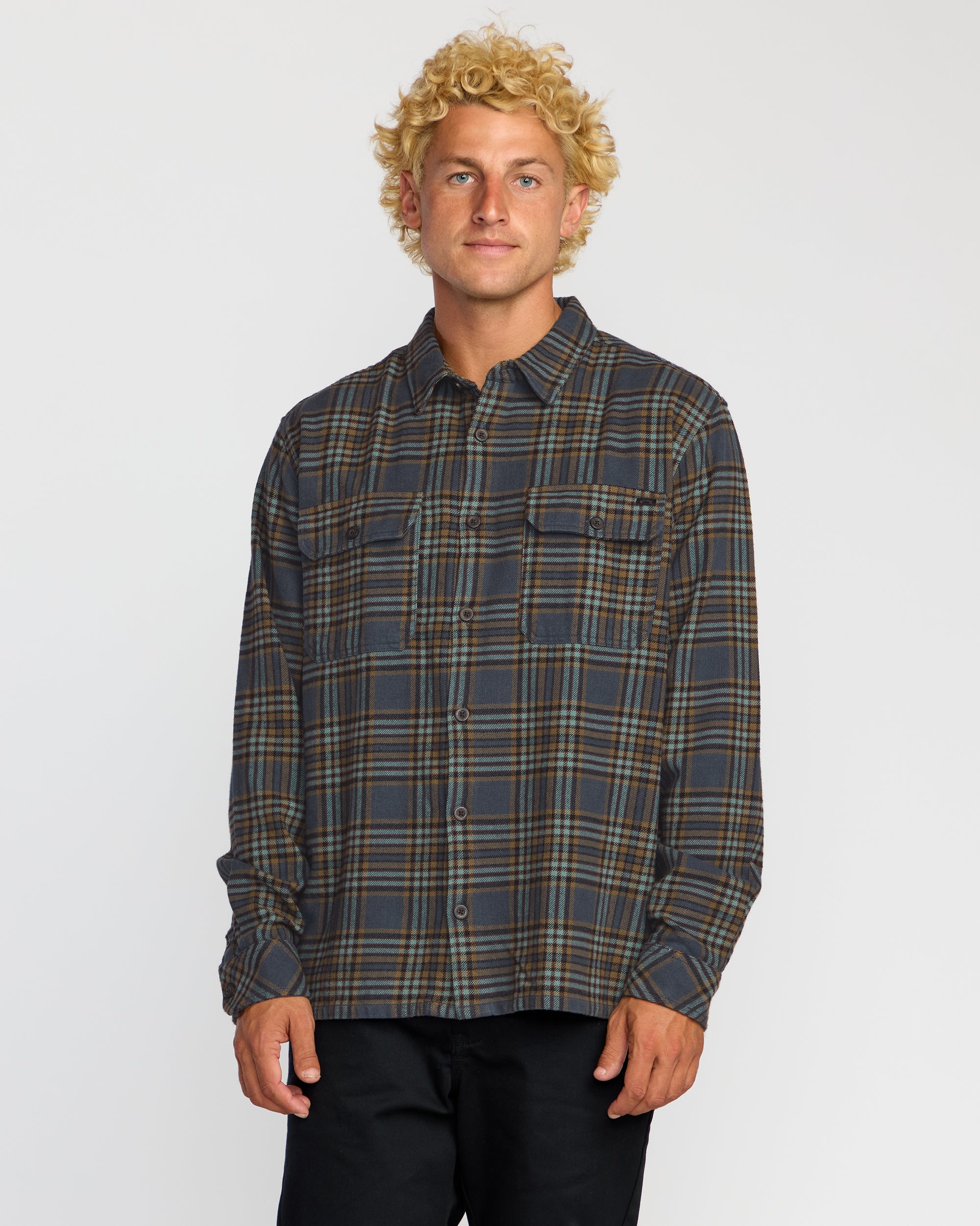 Offshore Flannel Shirt - Midnight - Image 2