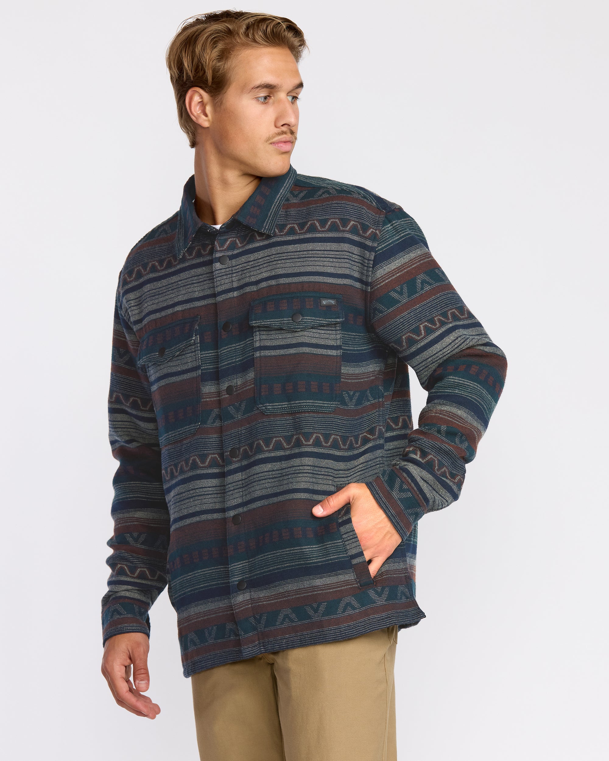 Lodge Long Sleeve Shirt - Chino - Image 6