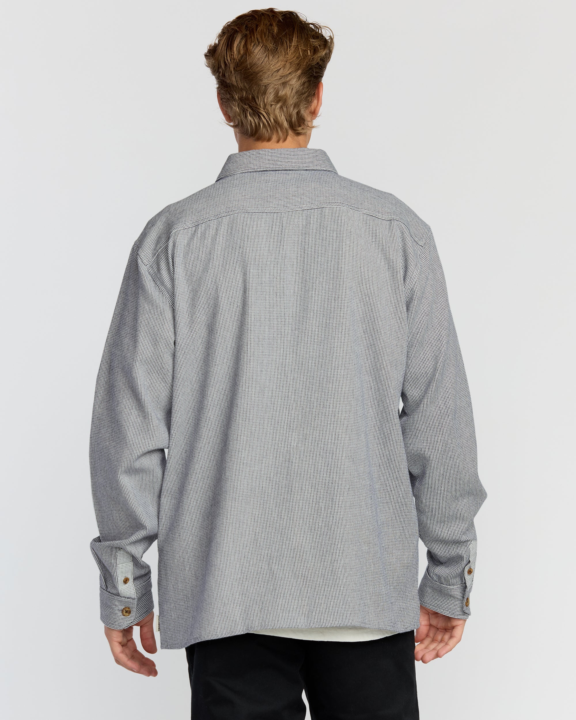 Austin Garage Long Sleeve Shirt - Stone Blue - Image 6