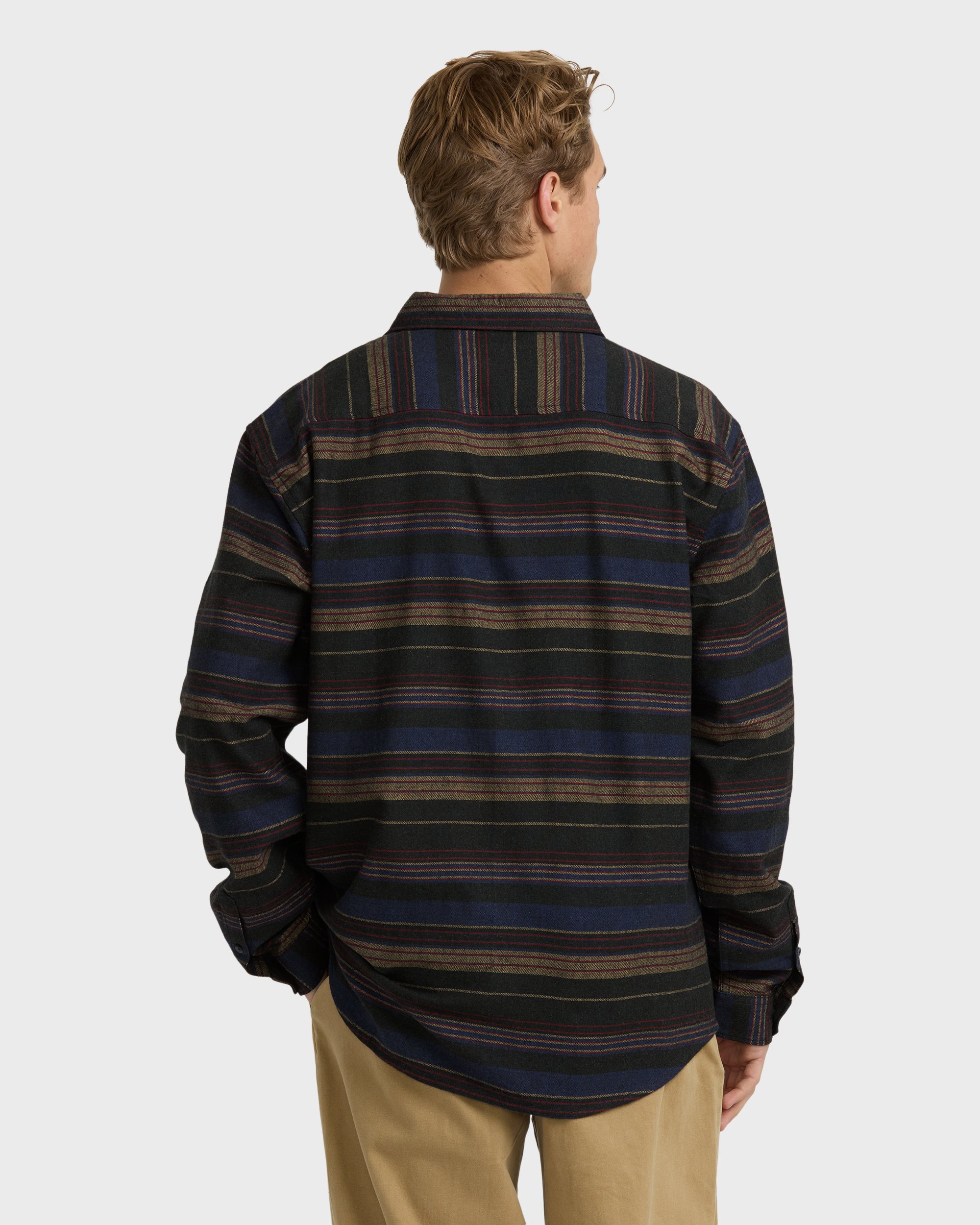 Coastline Long Sleeve Flannel Shirt - Stealth - Image 2