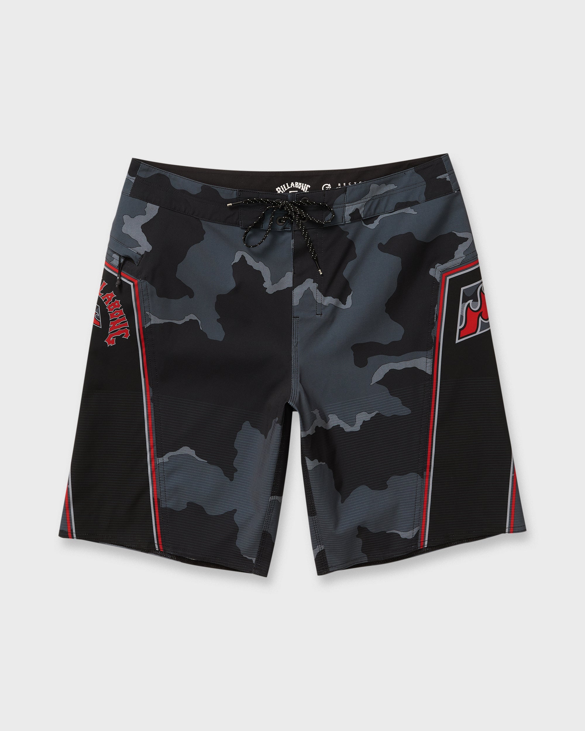 Straddie Airlite 20 Boardshorts - Black Camo - Image 7