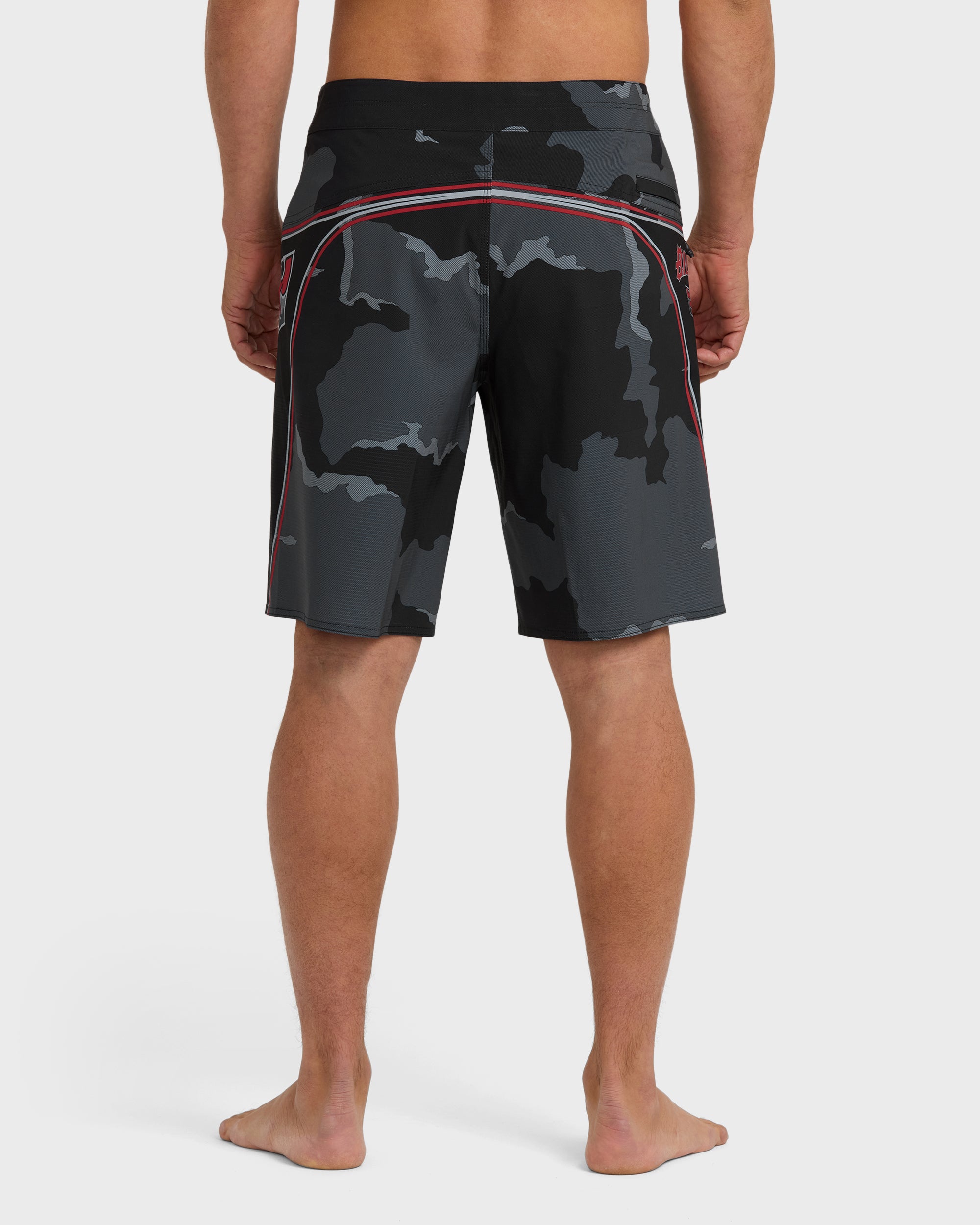 Straddie Airlite 20 Boardshorts - Black Camo - Image 3