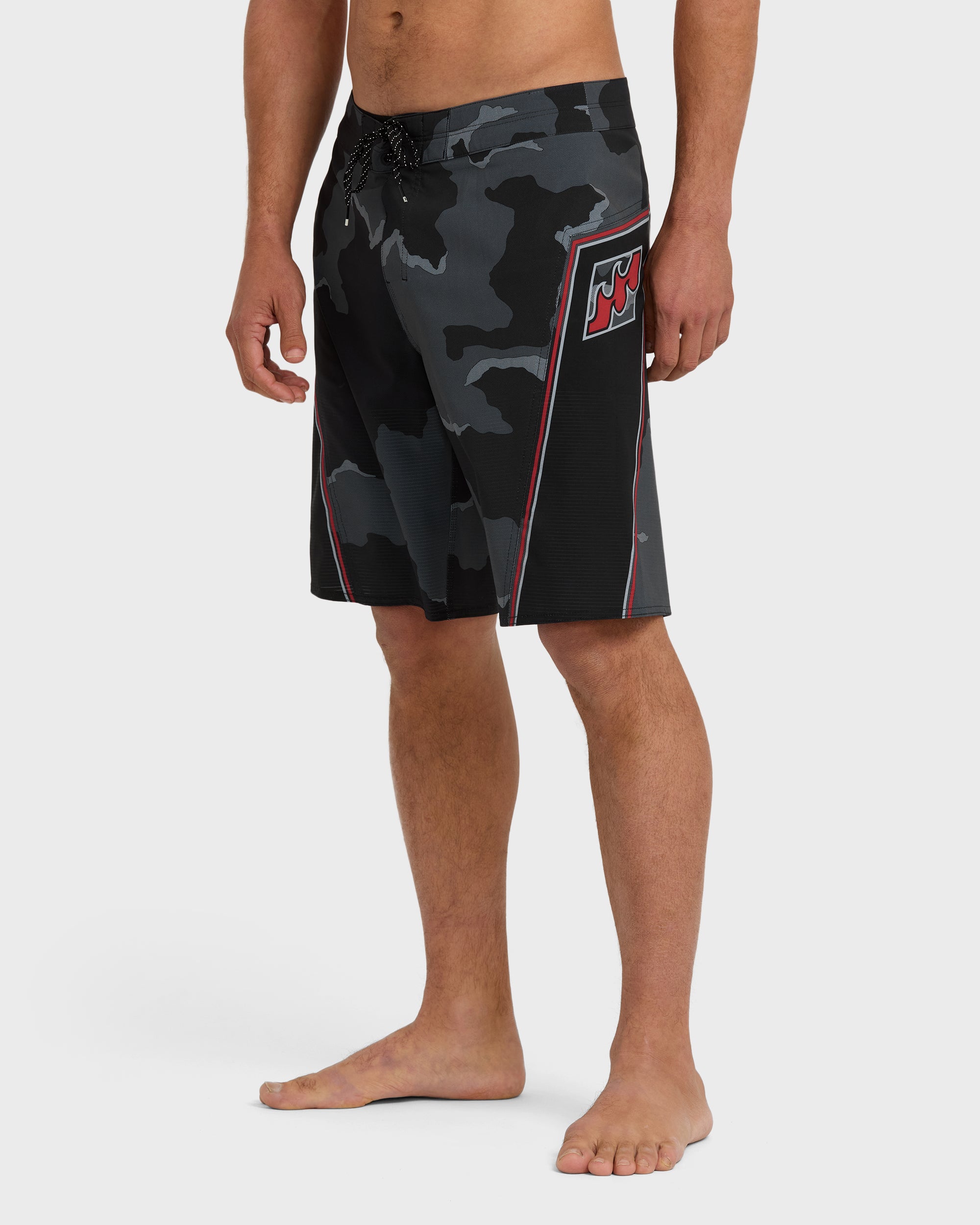 Straddie Airlite 20 Boardshorts - Black Camo - Image 4