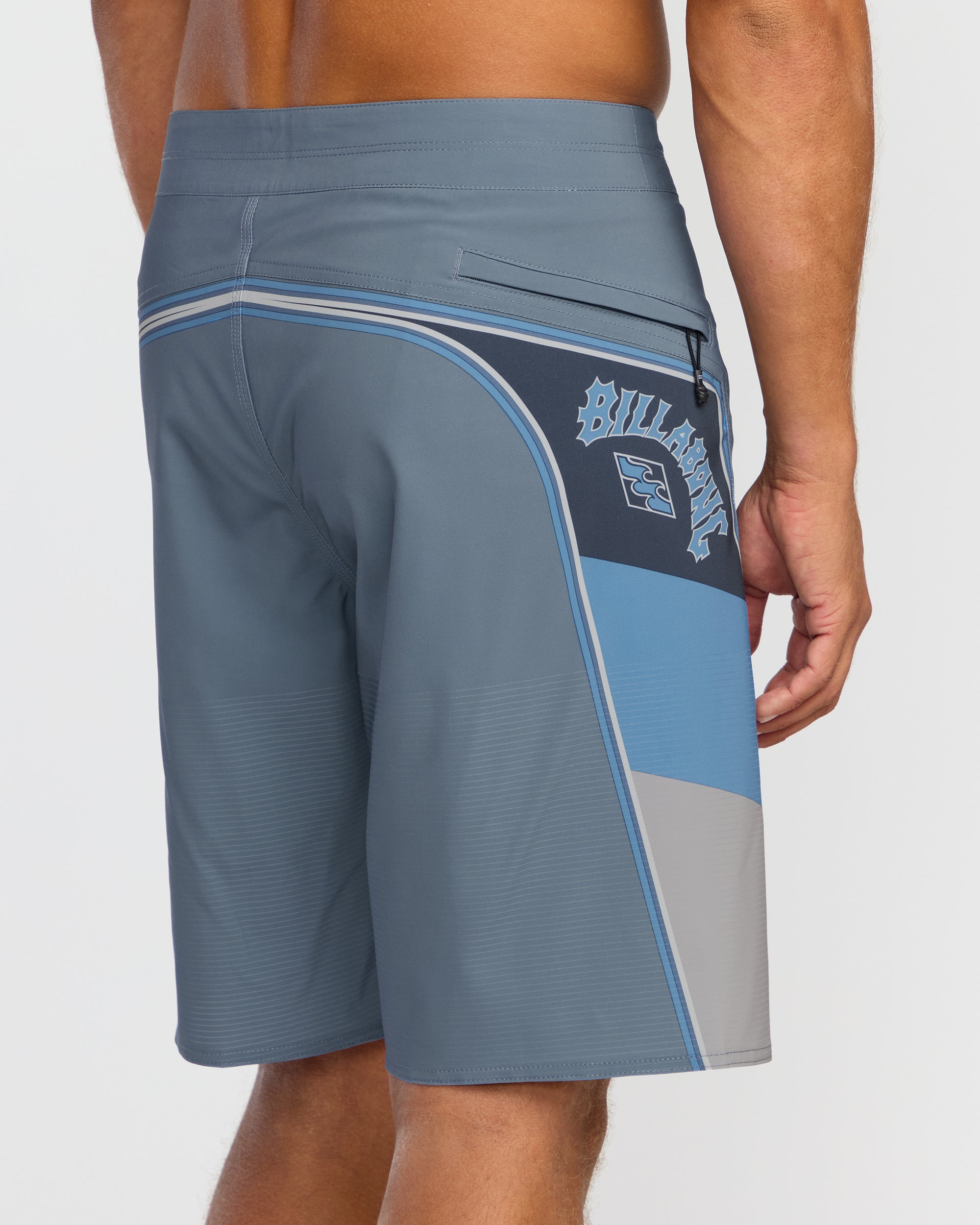 Straddie Airlite 20 Boardshorts - Steel Blue - Image 6