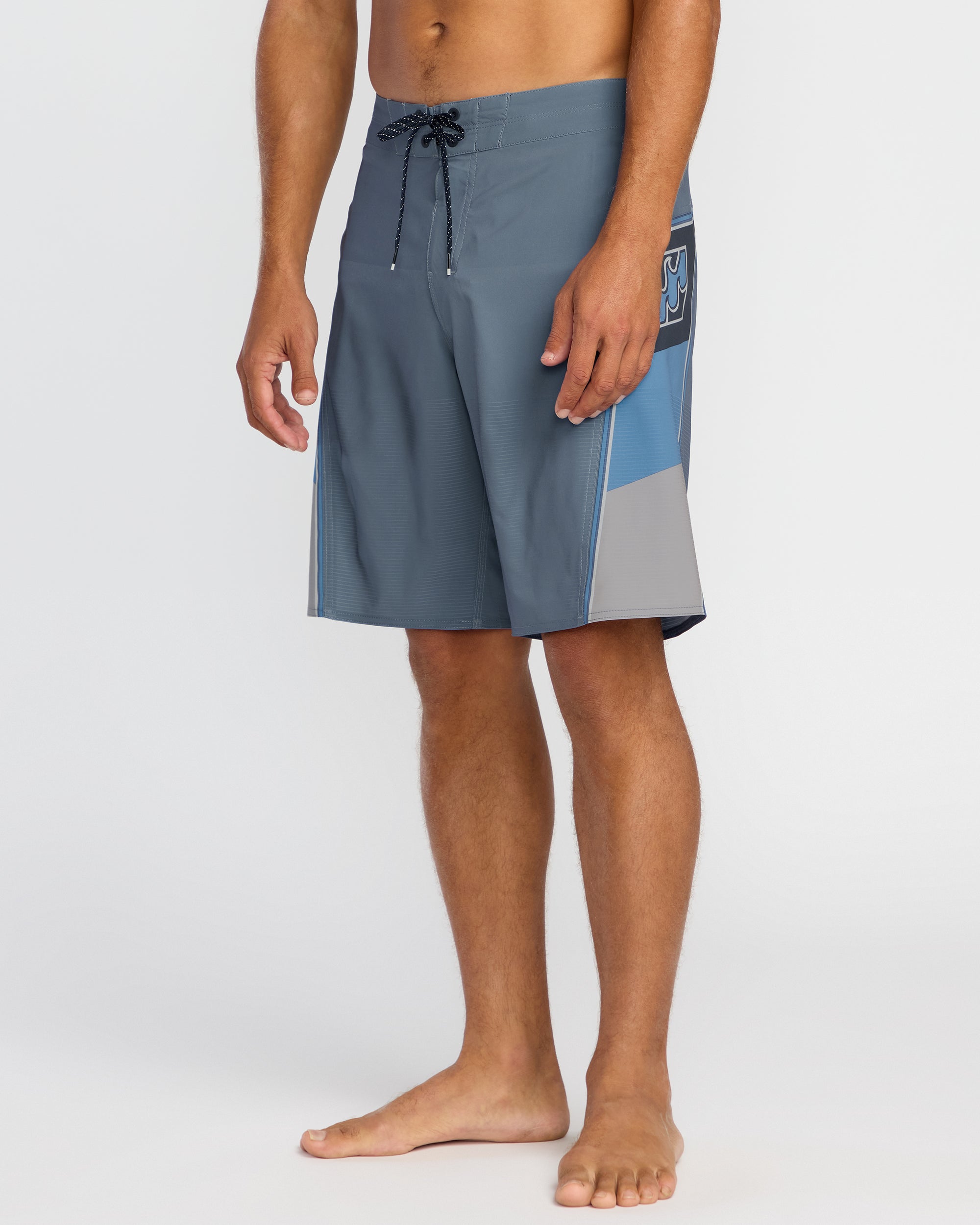 Straddie Airlite 20 Boardshorts - Steel Blue - Image 4