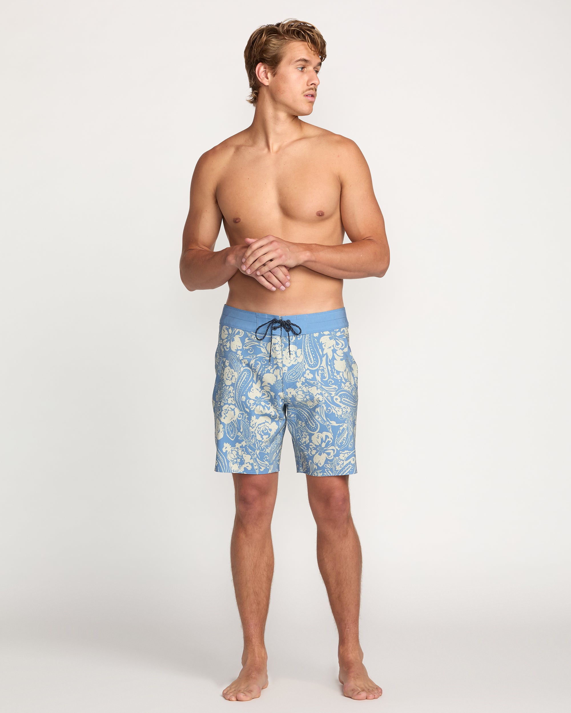 Good Times Pro Performance 18 Boardshorts - Carolina Blue - Image 6