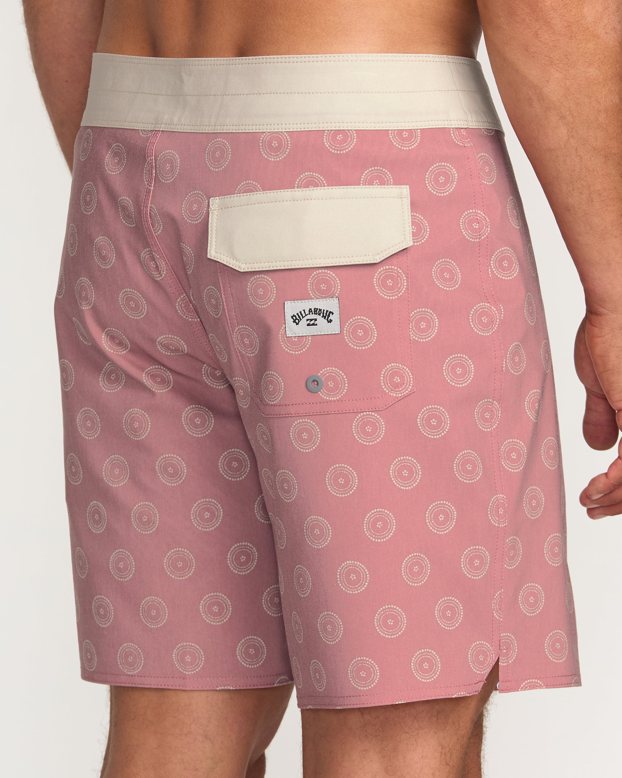 Good Times Pro Performance 18 Boardshorts - Dusty Rose - Image 8