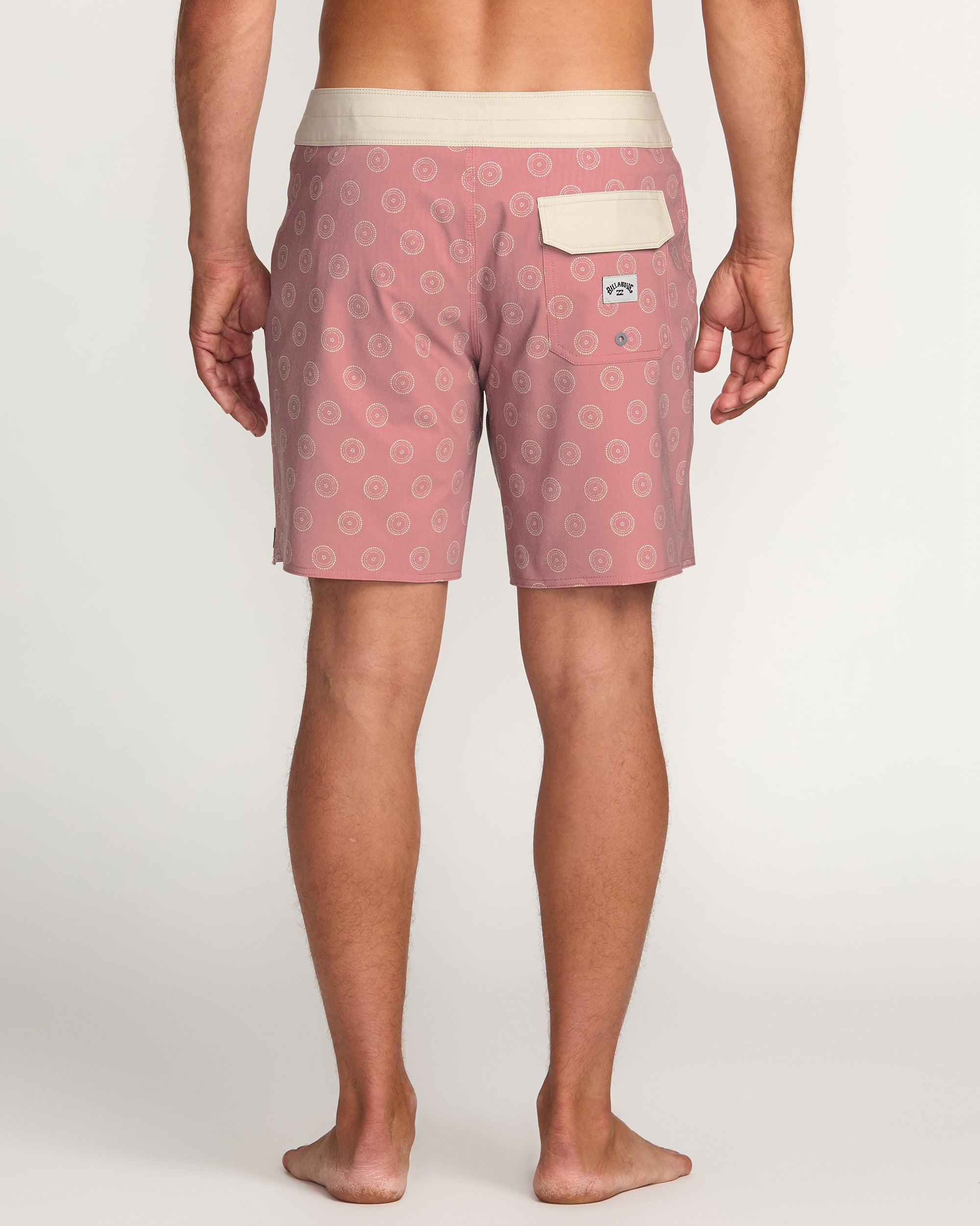 Good Times Pro Performance 18 Boardshorts - Dusty Rose - Image 2