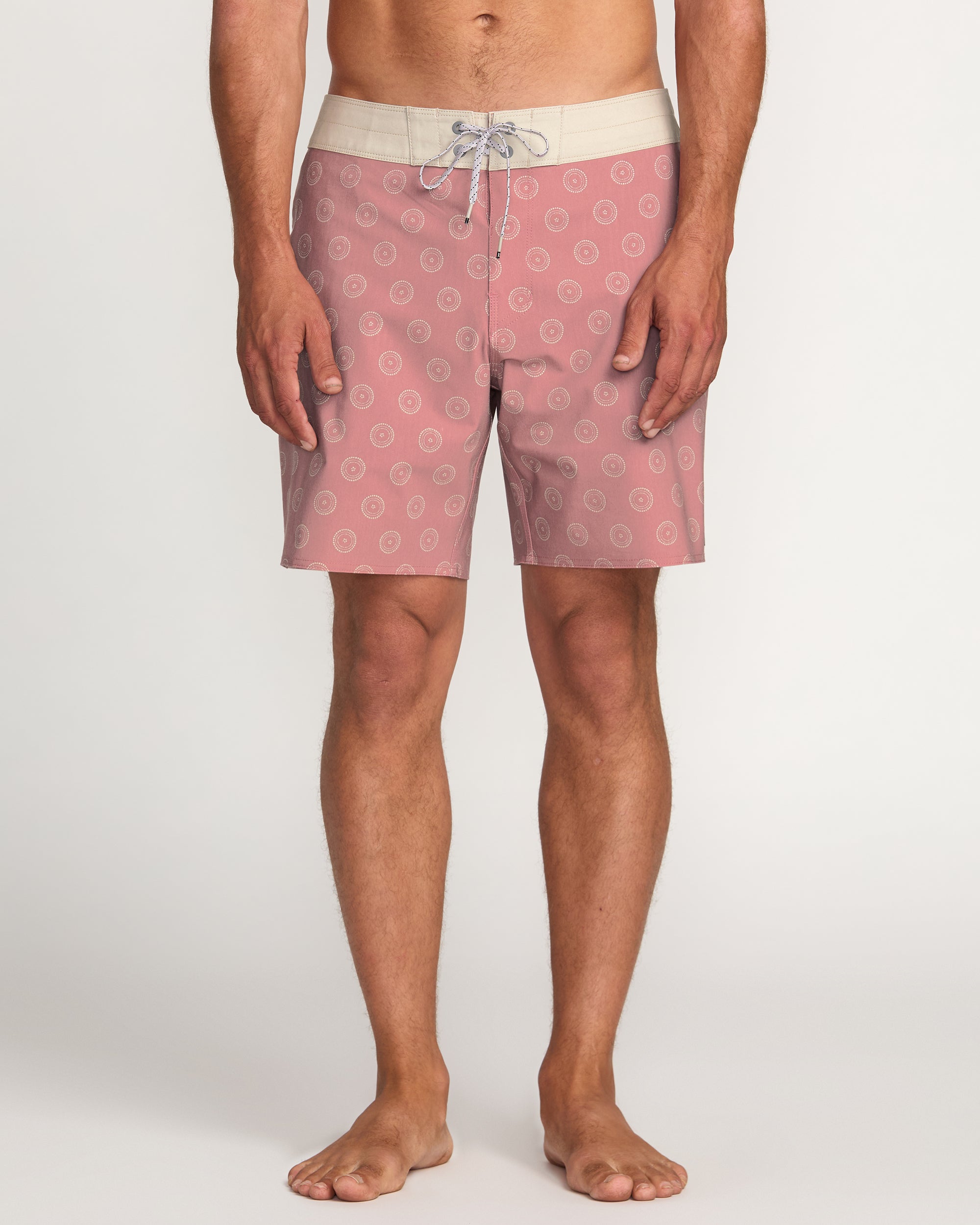 Good Times Pro Performance 18 Boardshorts - Dusty Rose