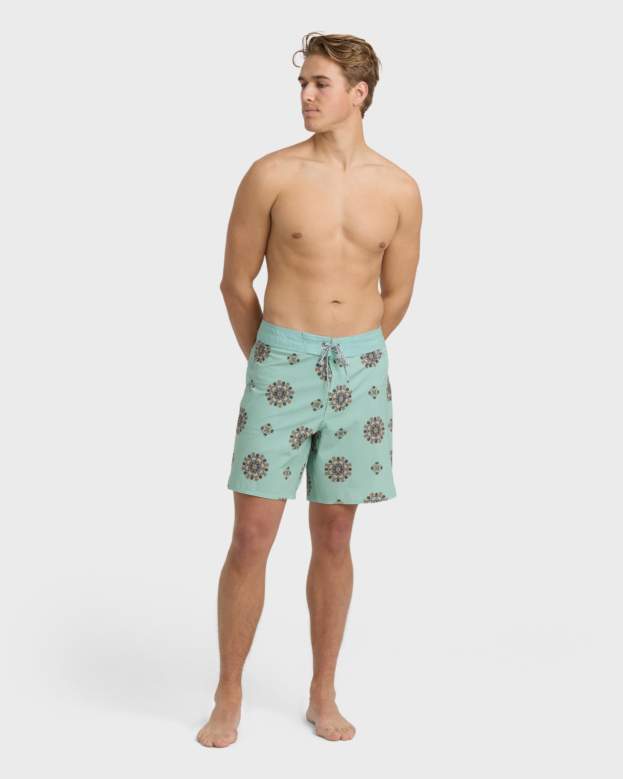 Good Times Pro Performance 18 Boardshorts - Seafoam - Image 4