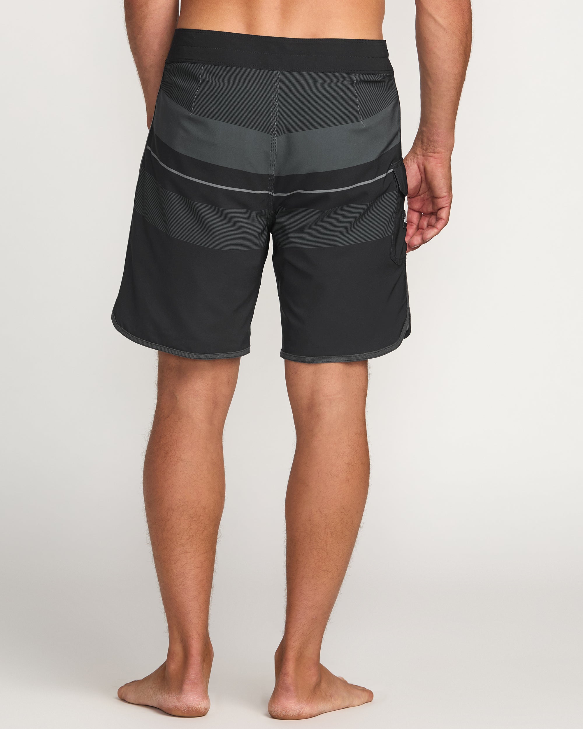 73 Pro Performance 18 Boardshorts - Black - Image 2