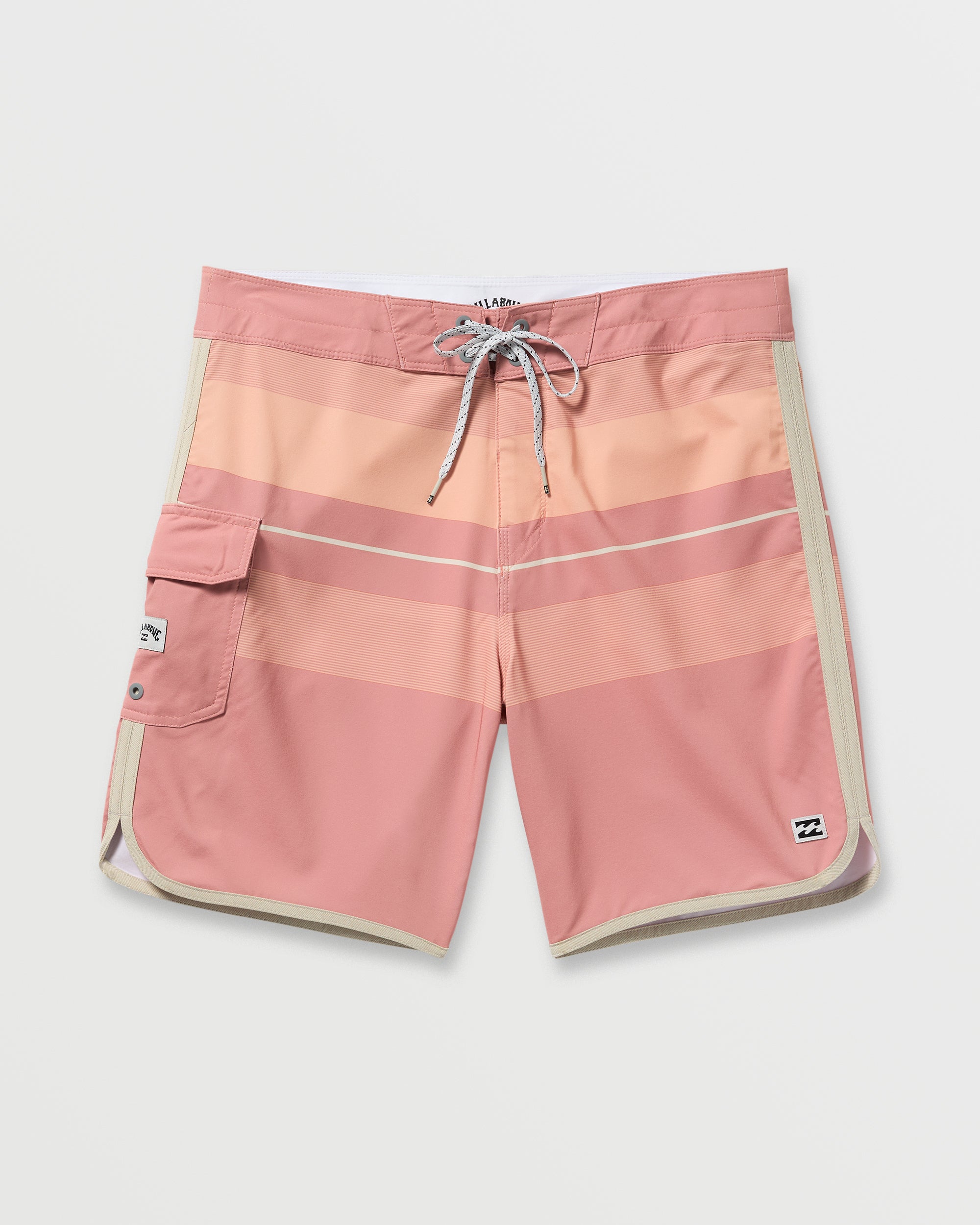 73 Pro Performance 18 Boardshorts - Dusty Pink - Image 4