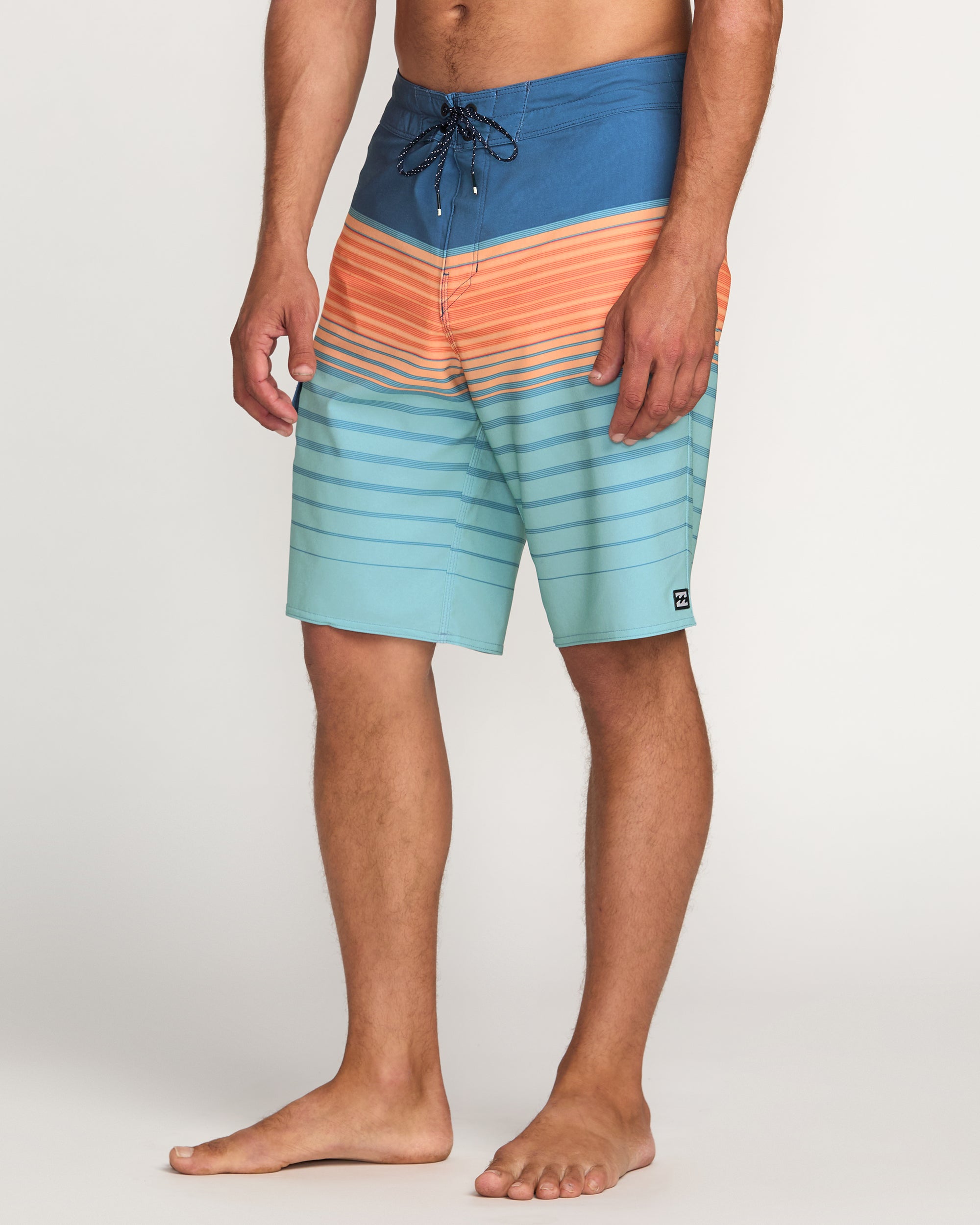 All Day Stripe Pro Performance 20 Boardshorts - Deep Blue - Image 7