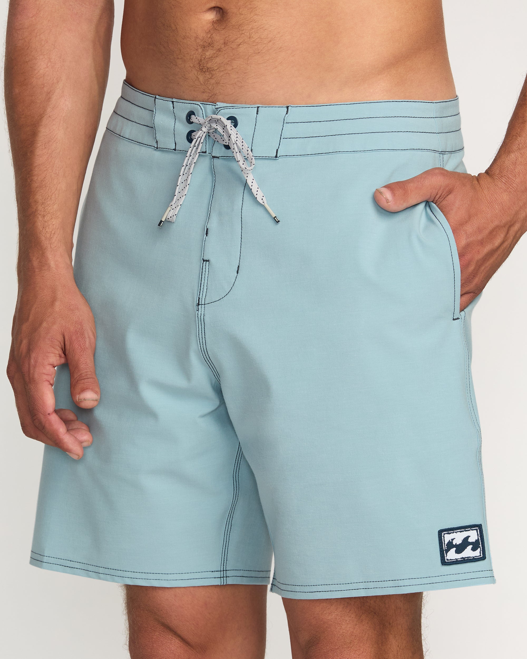 Every Other Day Lo Tide 18 Boardshorts - Cloud Blue - Image 8