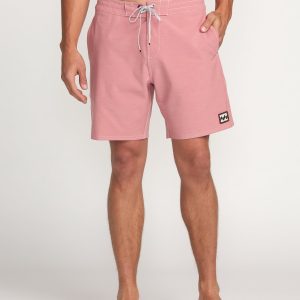 Every Other Day Lo Tide 18 Boardshorts - Dusty Rose