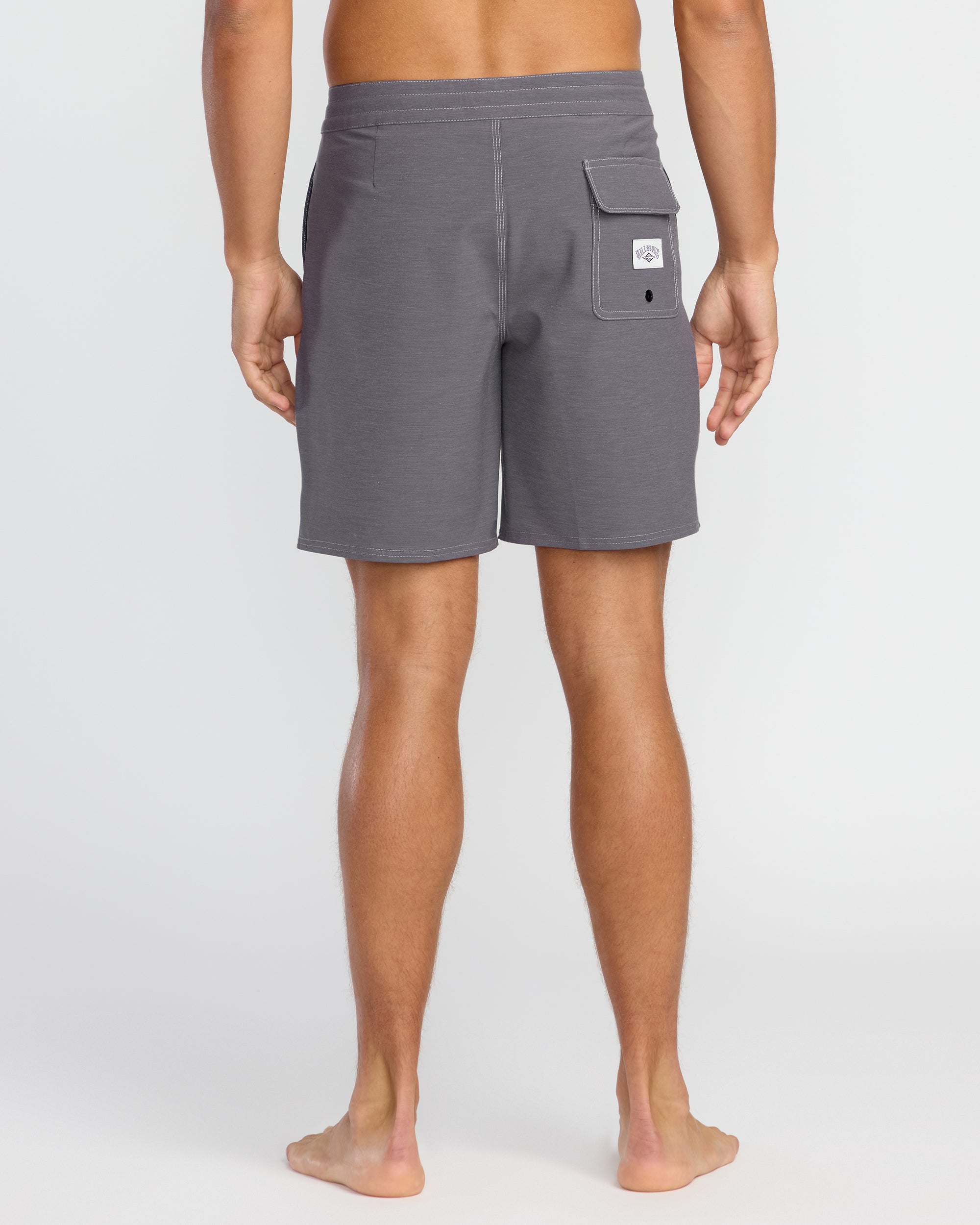 Every Other Day Lo Tide 18 Boardshorts - Gray Violet - Image 2