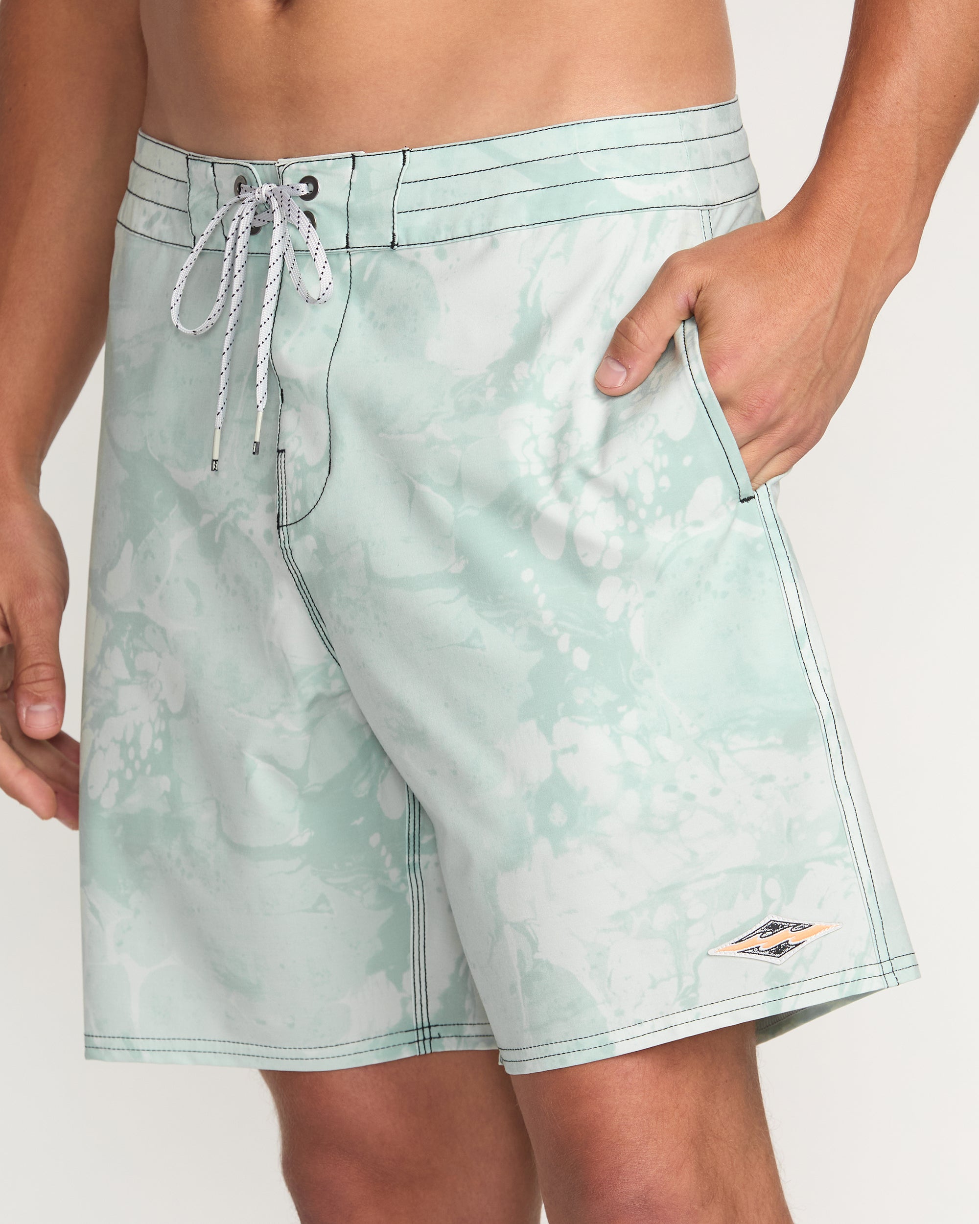 Every Other Day Lo Tide 18 Boardshorts - Seafoam - Image 8