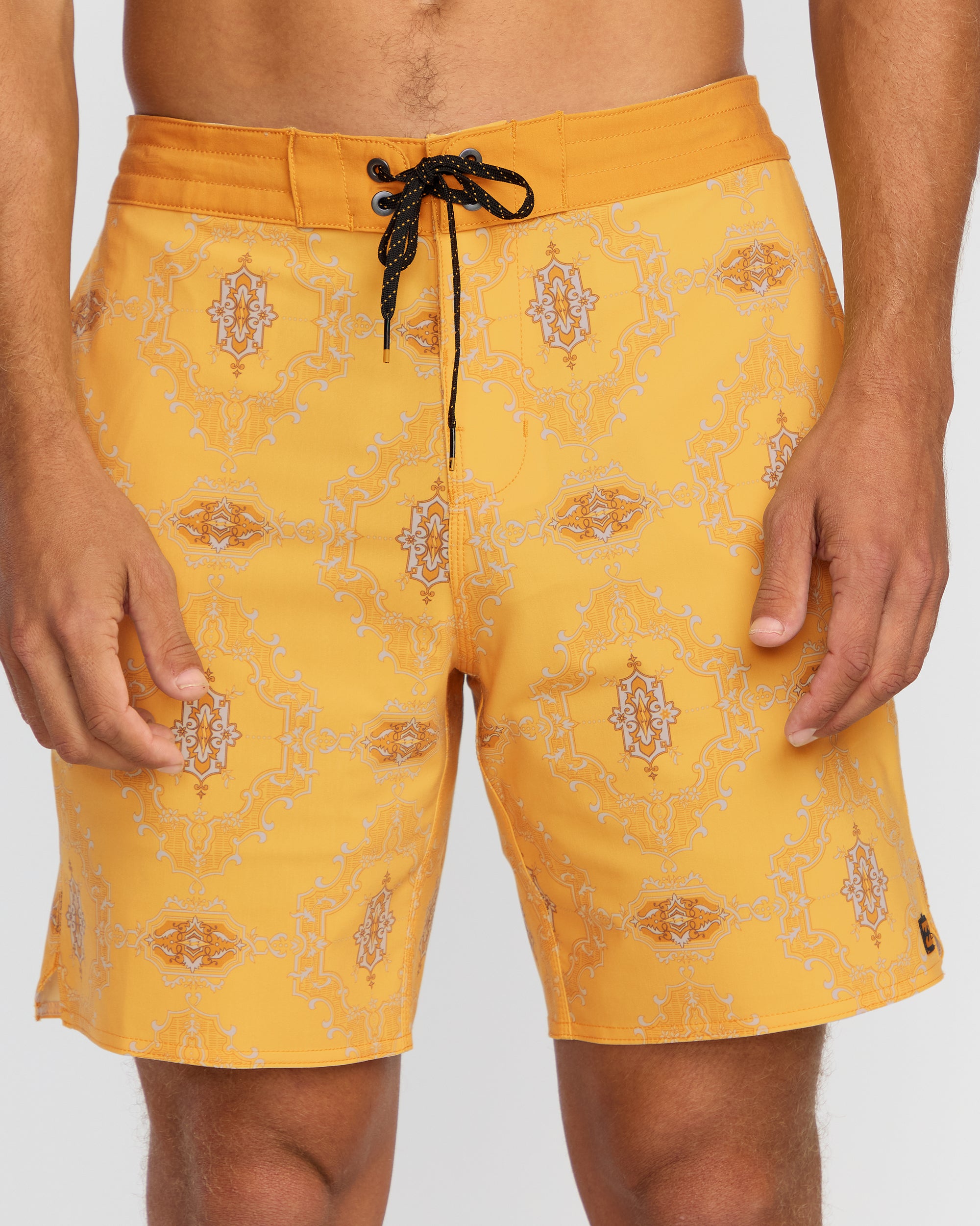 Good Times Lo Tide 18 Boardshorts - Dust Yellow - Image 9
