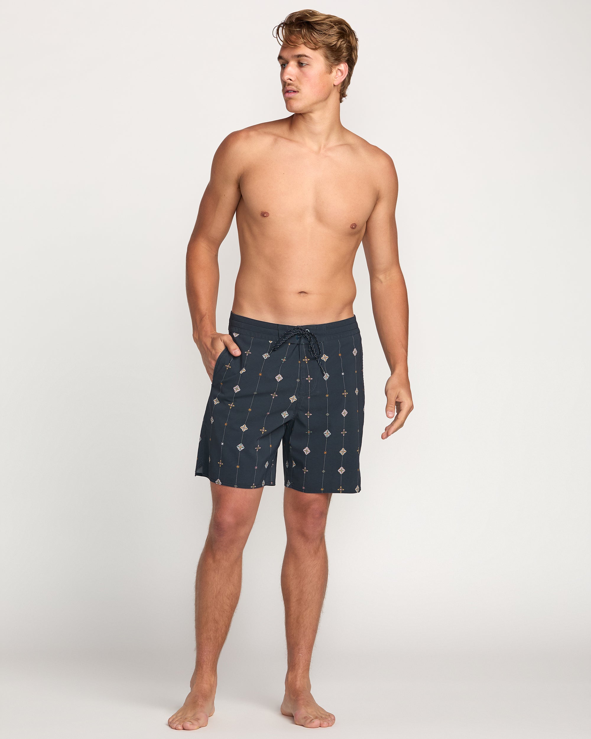 Good Times Lo Tide 18 Boardshorts - Navy - Image 6