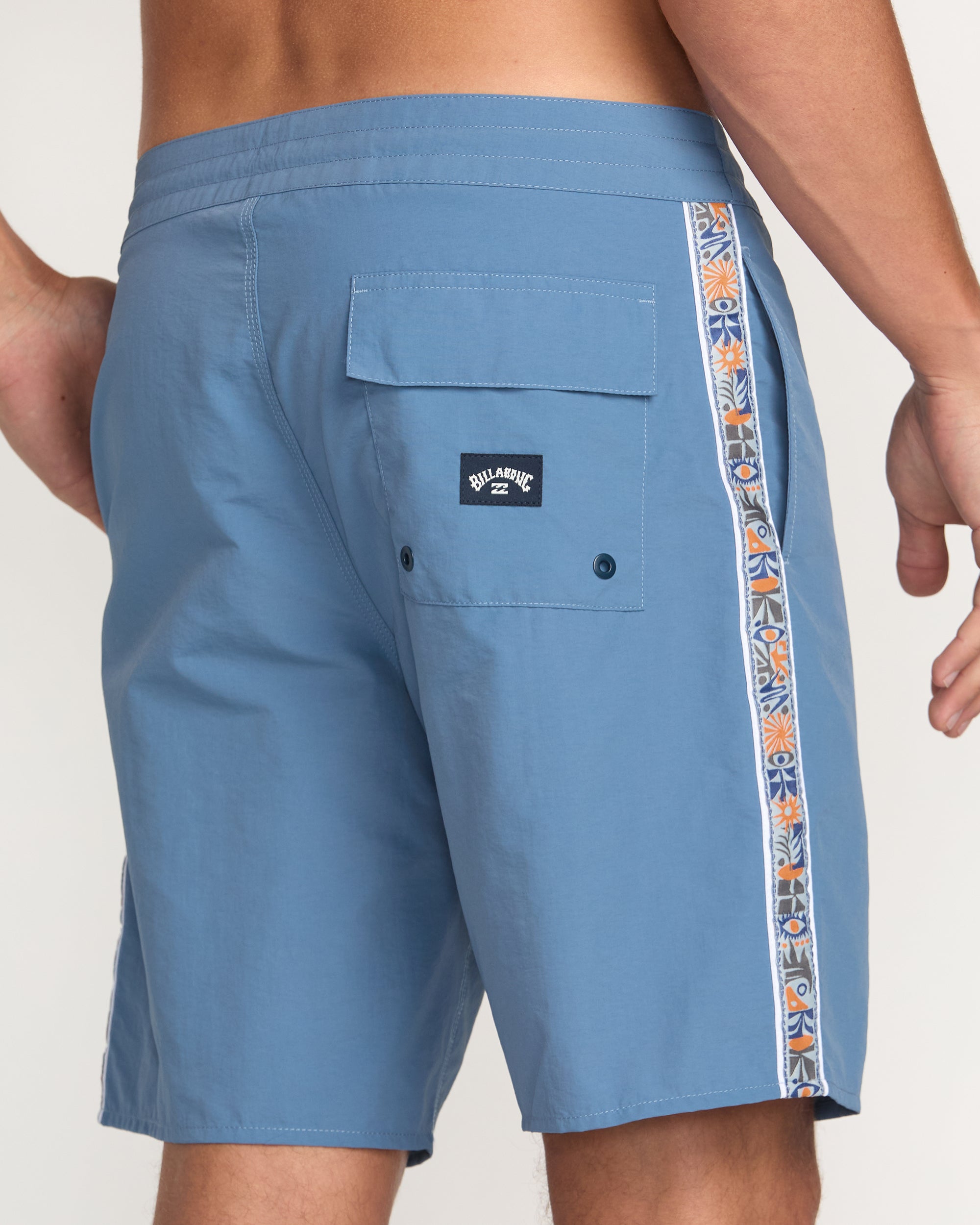 Wategos Lo Tide 19 Boardshorts - Carolina Blue - Image 9