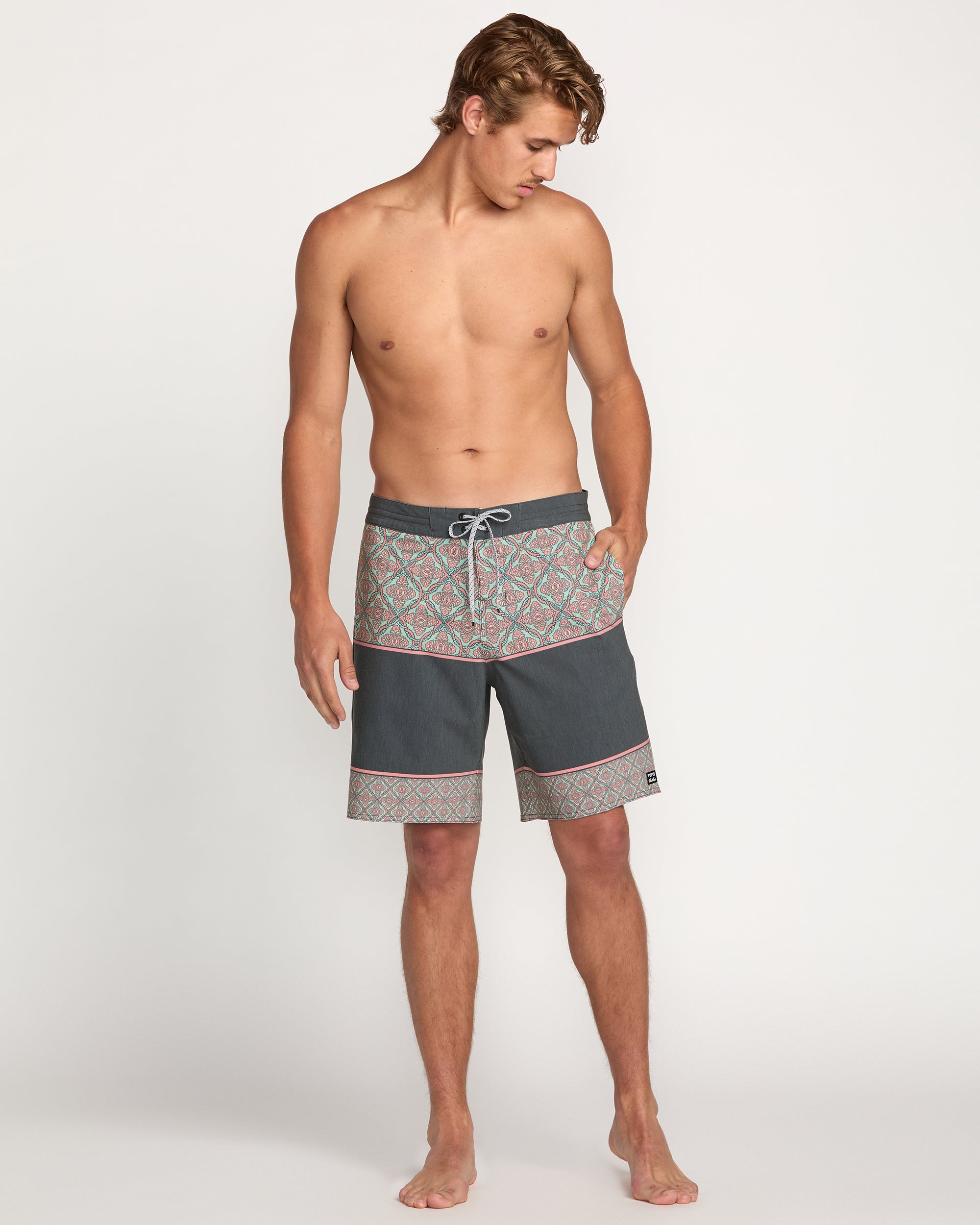 Lowers Lo Tide 19 Boardshorts - Mist Green - Image 6